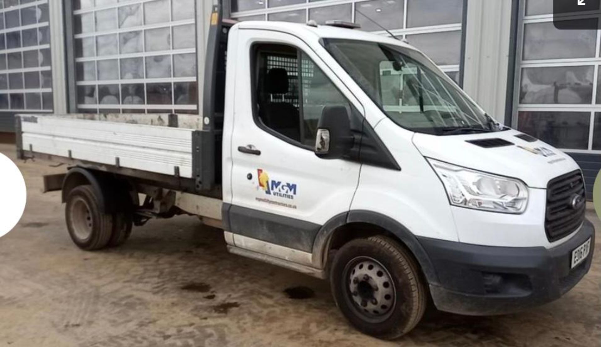 2016 FORD TRANSIT TIPPER.LOCATION NORTH YORKSHIRE.