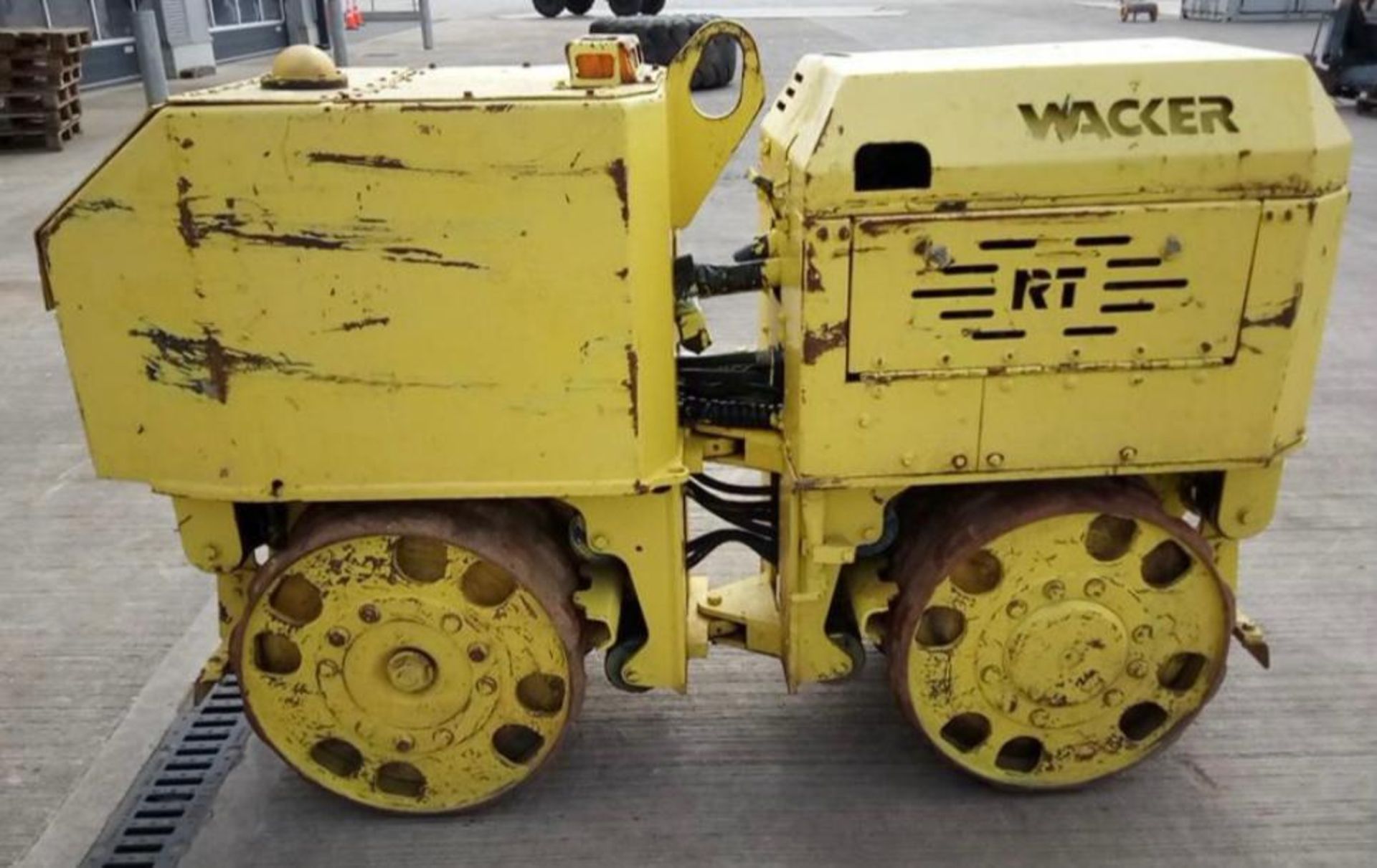 WACKER NUSEON DIESEL TRENCH ROLLER .LOCATION NORTH YORKSHIRE. - Image 4 of 4