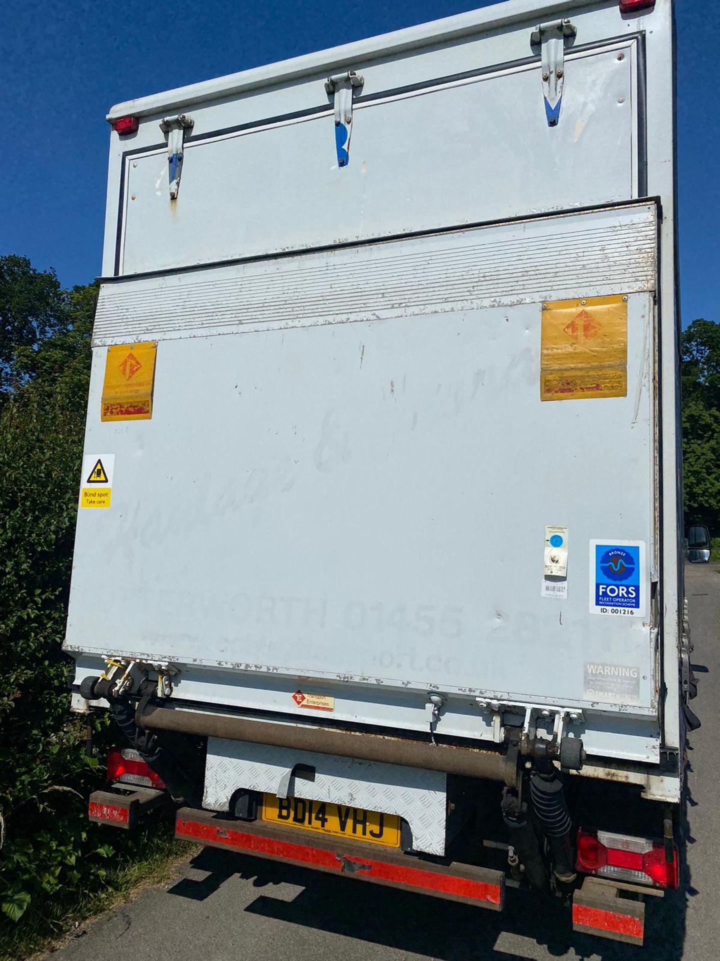 2014 IVECO 70C 17 CURTAINSIDER WITH TAIL LIFT.LOCATION NORTH YORKSHIRE. - Image 2 of 8