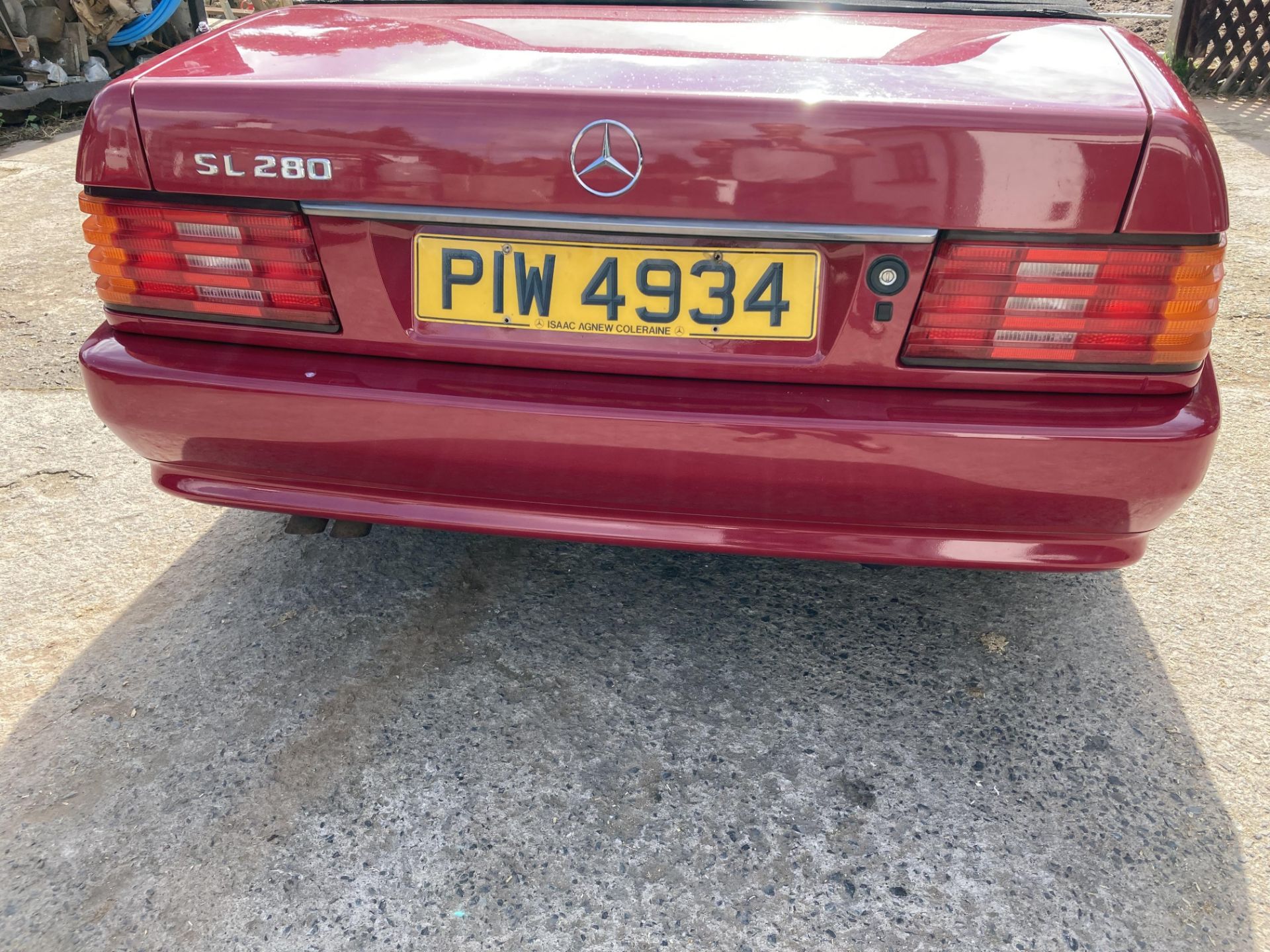 1994 MERCEDES SL 280 CLASSIC CAR LOW RESERVE.LOCATION NORTHERN IRELAND. - Image 3 of 8