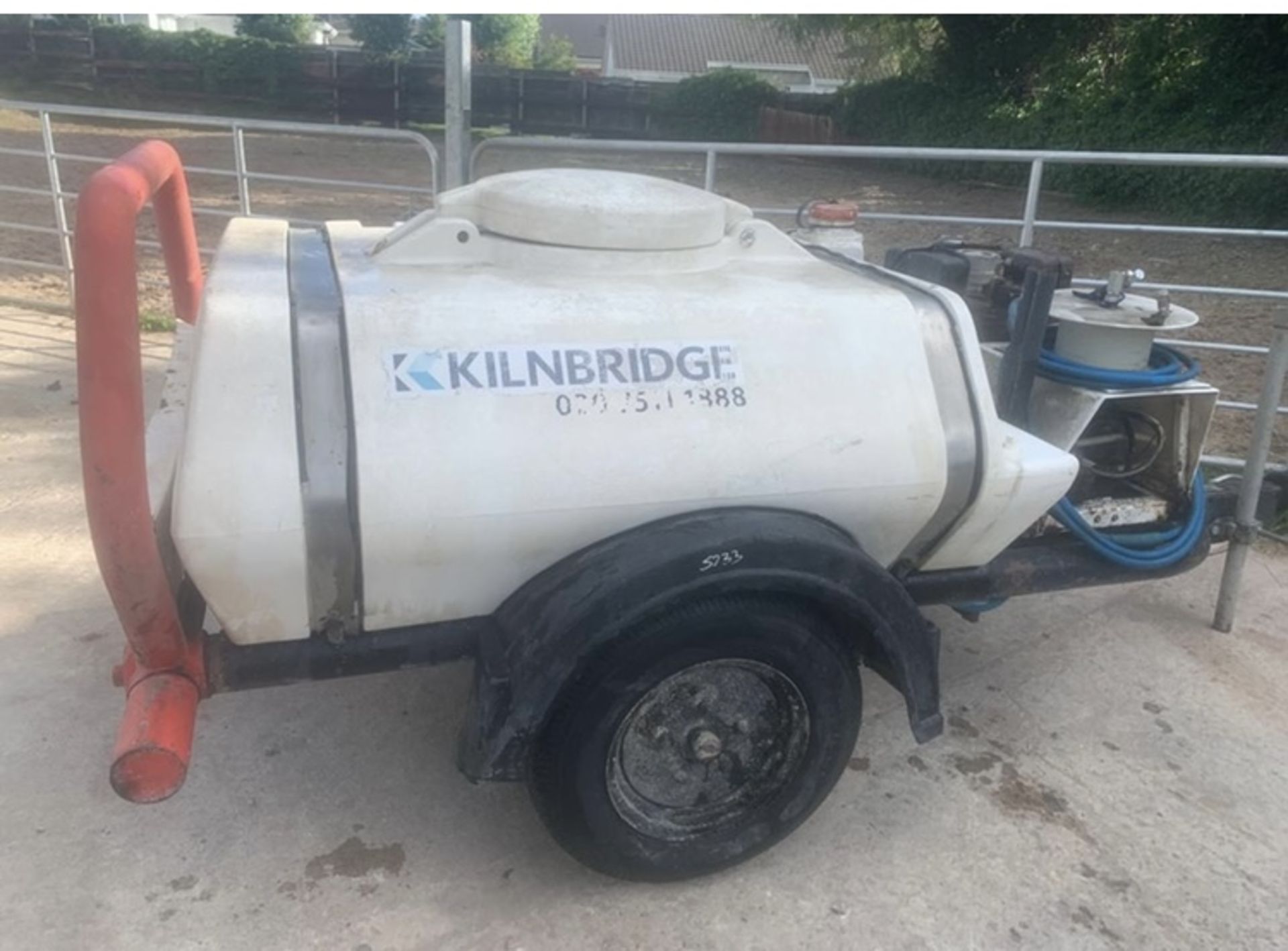 HONDA DIESEL TOWABLE BOWSER.PRESSURE WASHER.LOCATION NORTHERN IRELAND.