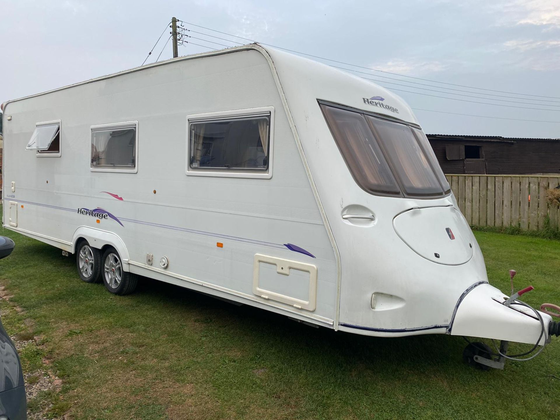 FLEETWOOD HERITAGE 640-EB 4 BERTH CARAVAN .LOCATION NORTRH YORKSHIRE. - Image 3 of 7