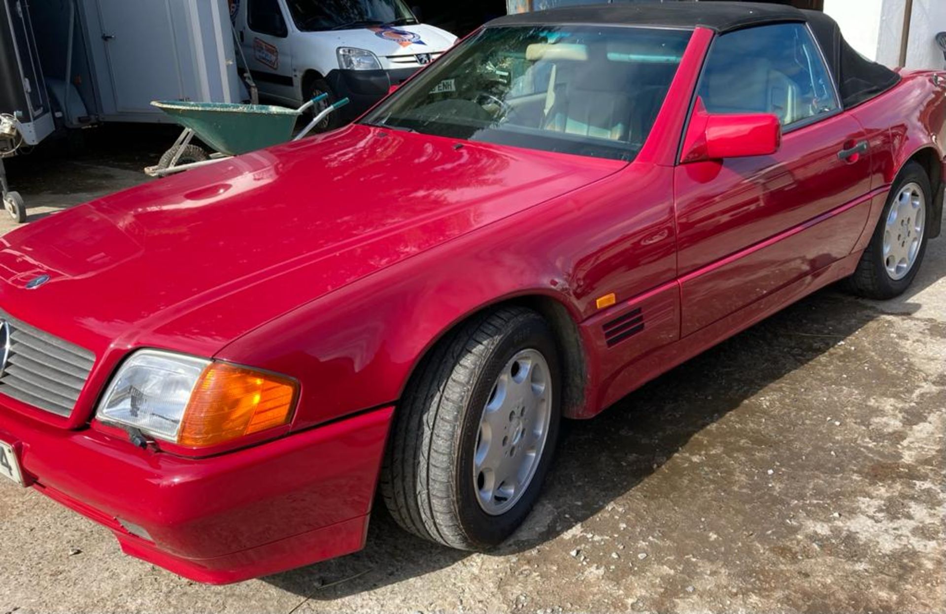 1994 MERCEDES SL 280 CLASSIC CAR LOW RESERVE.LOCATION NORTHERN IRELAND. - Image 2 of 8