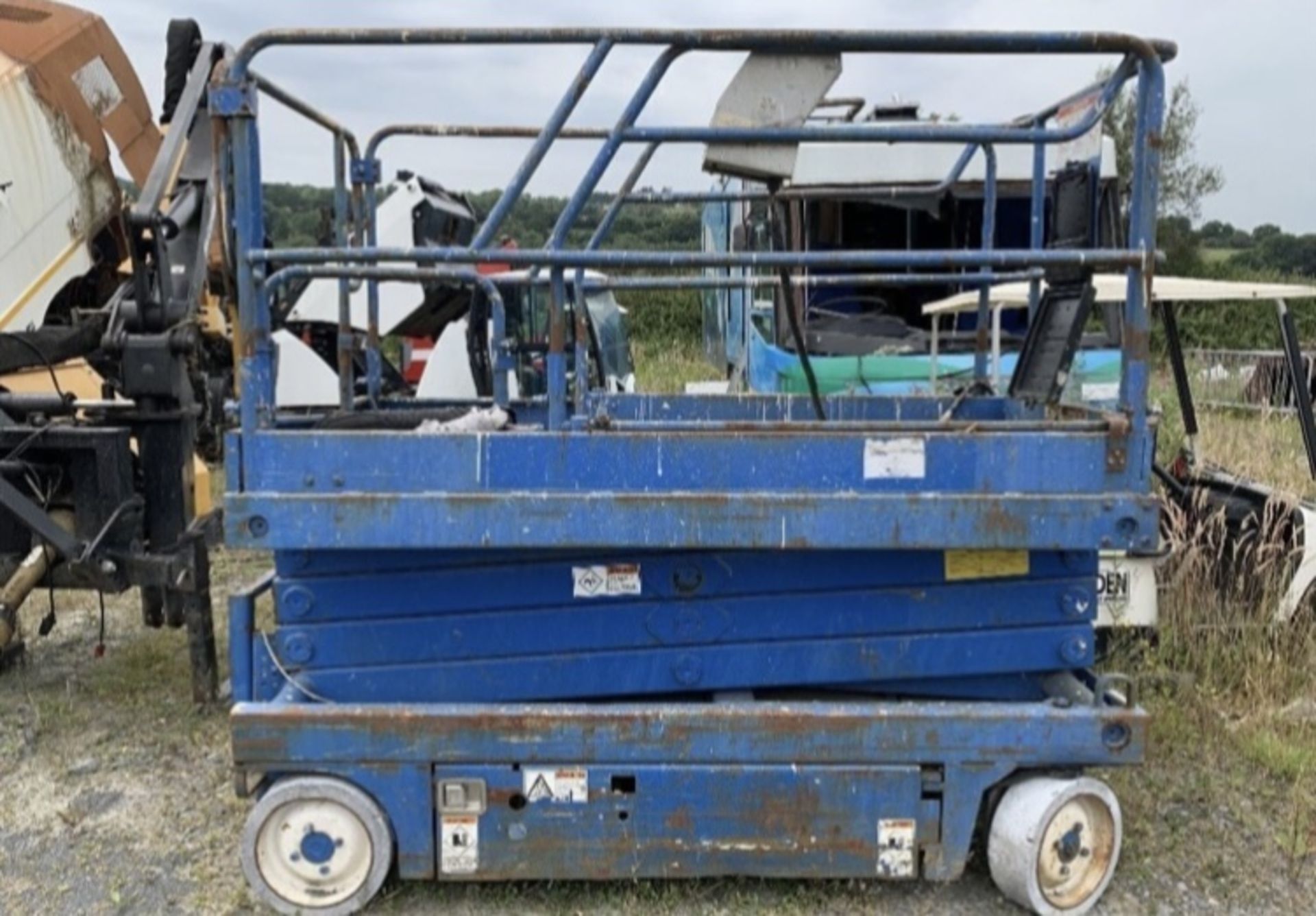 UPRIGHT SCISSOR LIFT ACCESS PLATFORM.LOCATION NORTHERN IRELAND.