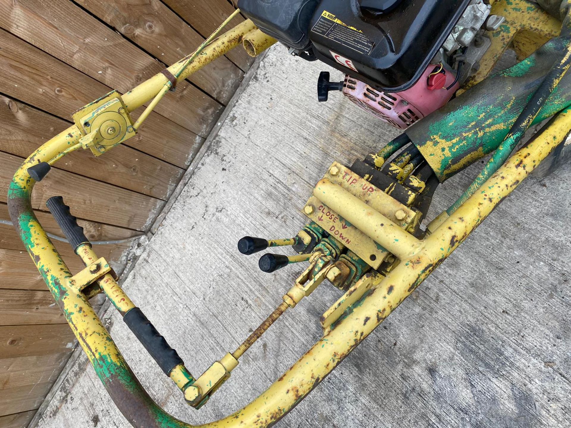 HONDA HI TIP PEDESTRIAN PETROL DUMPER.LOCATION NORTH YORKSHIRE. - Image 5 of 6