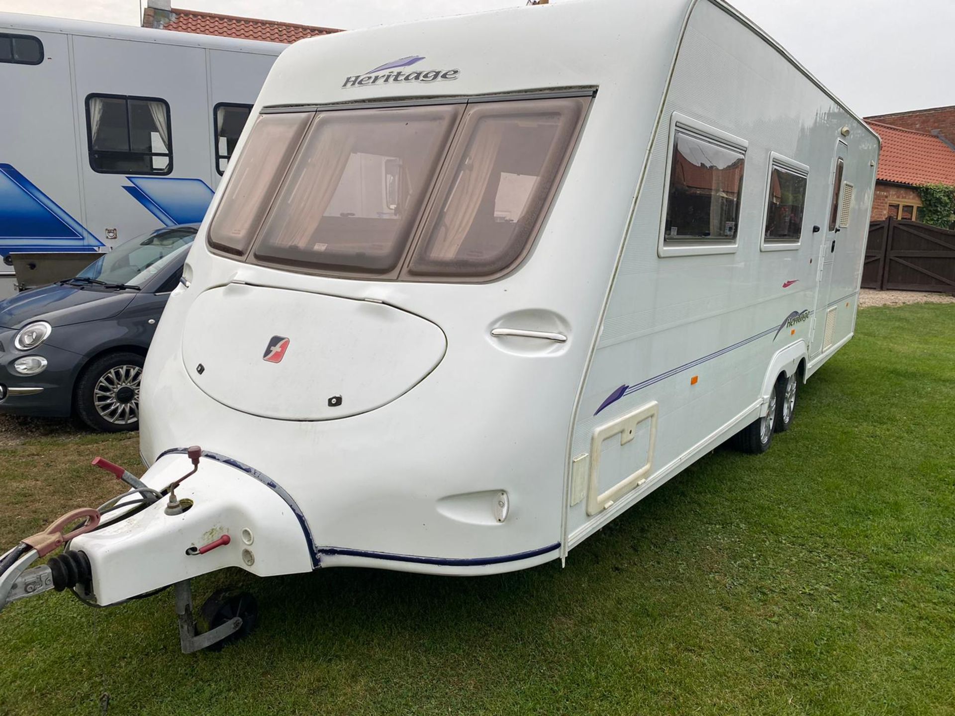 FLEETWOOD HERITAGE 640-EB 4 BERTH CARAVAN .LOCATION NORTRH YORKSHIRE.