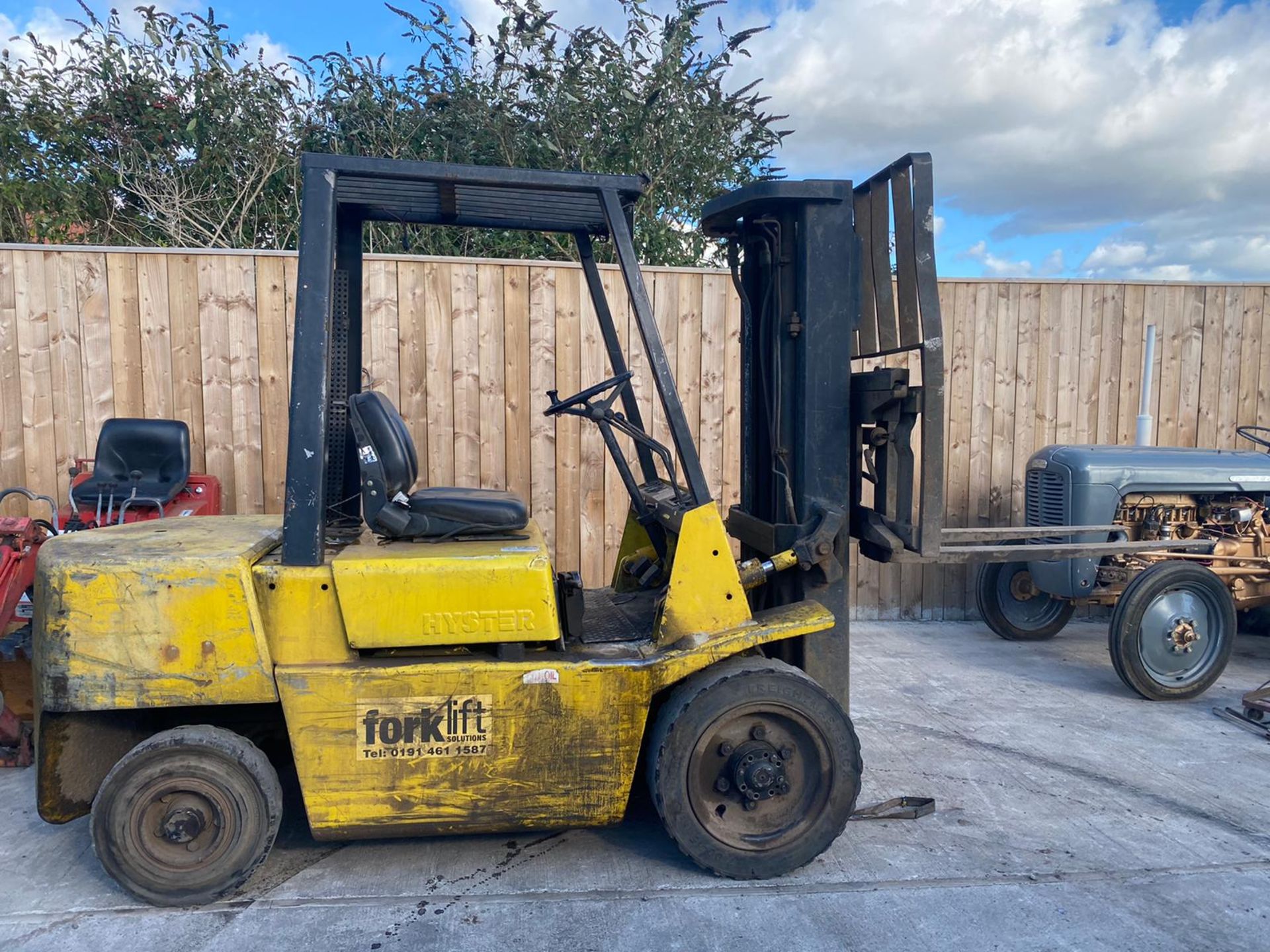 UNRESERVED HYSTER 3 Tonne Lift DIESEL FORKLIFT.LOCATION NORTH YORKSHIRE. - Image 8 of 10