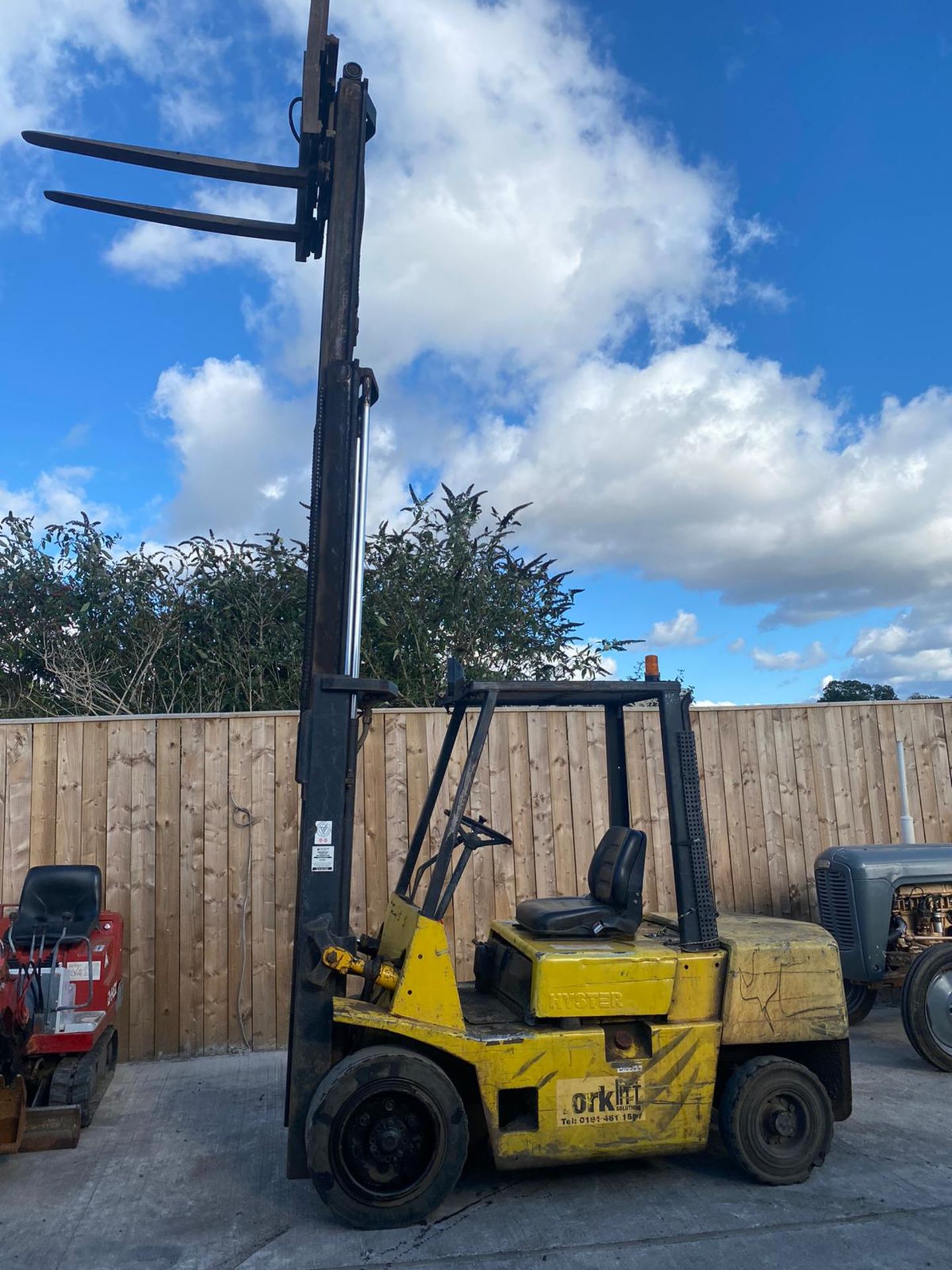 UNRESERVED HYSTER 3 Tonne Lift DIESEL FORKLIFT.LOCATION NORTH YORKSHIRE. - Image 7 of 10