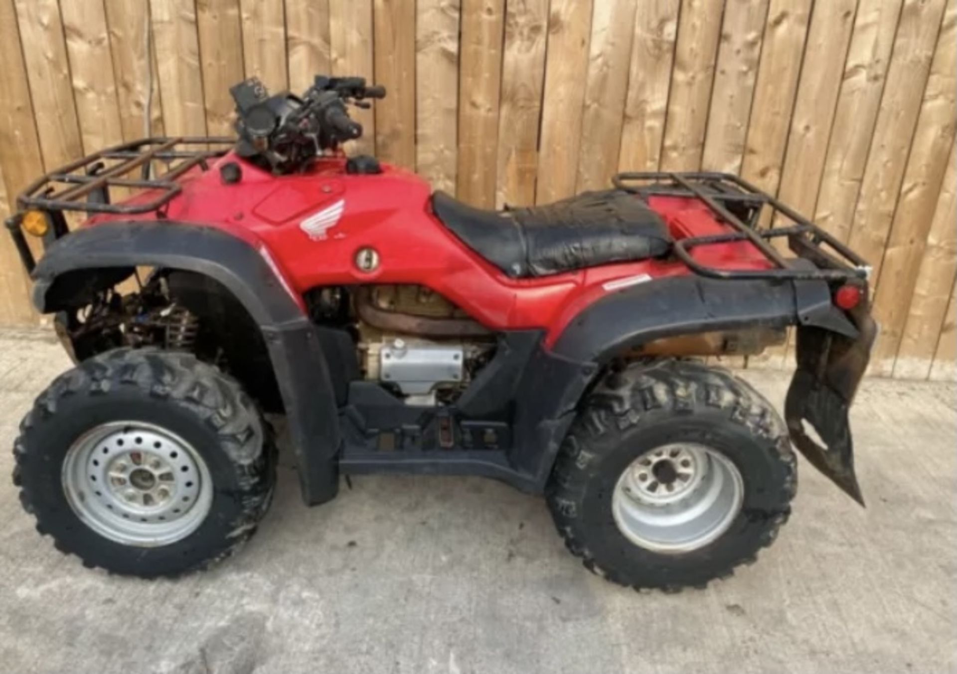 HONDA 350 PETROL 4X4 QUAD ROAD REGISTERED .LOCATION NORTHERN IRELAND. - Image 2 of 3