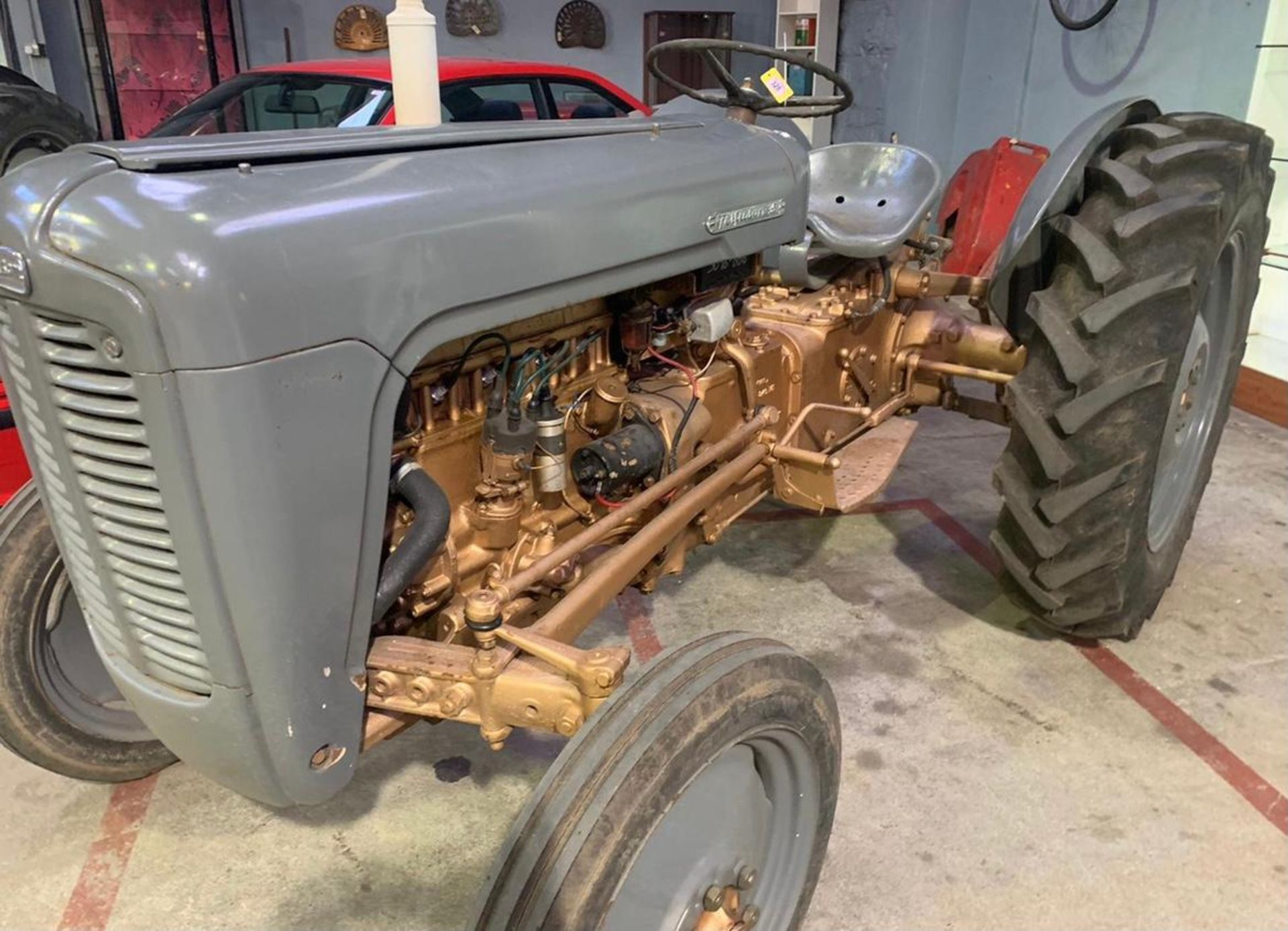 MASSEY FERGUSON GOLD BELLY TRACTOR.LOCATION NORTH YORKSHIRE. - Image 3 of 4