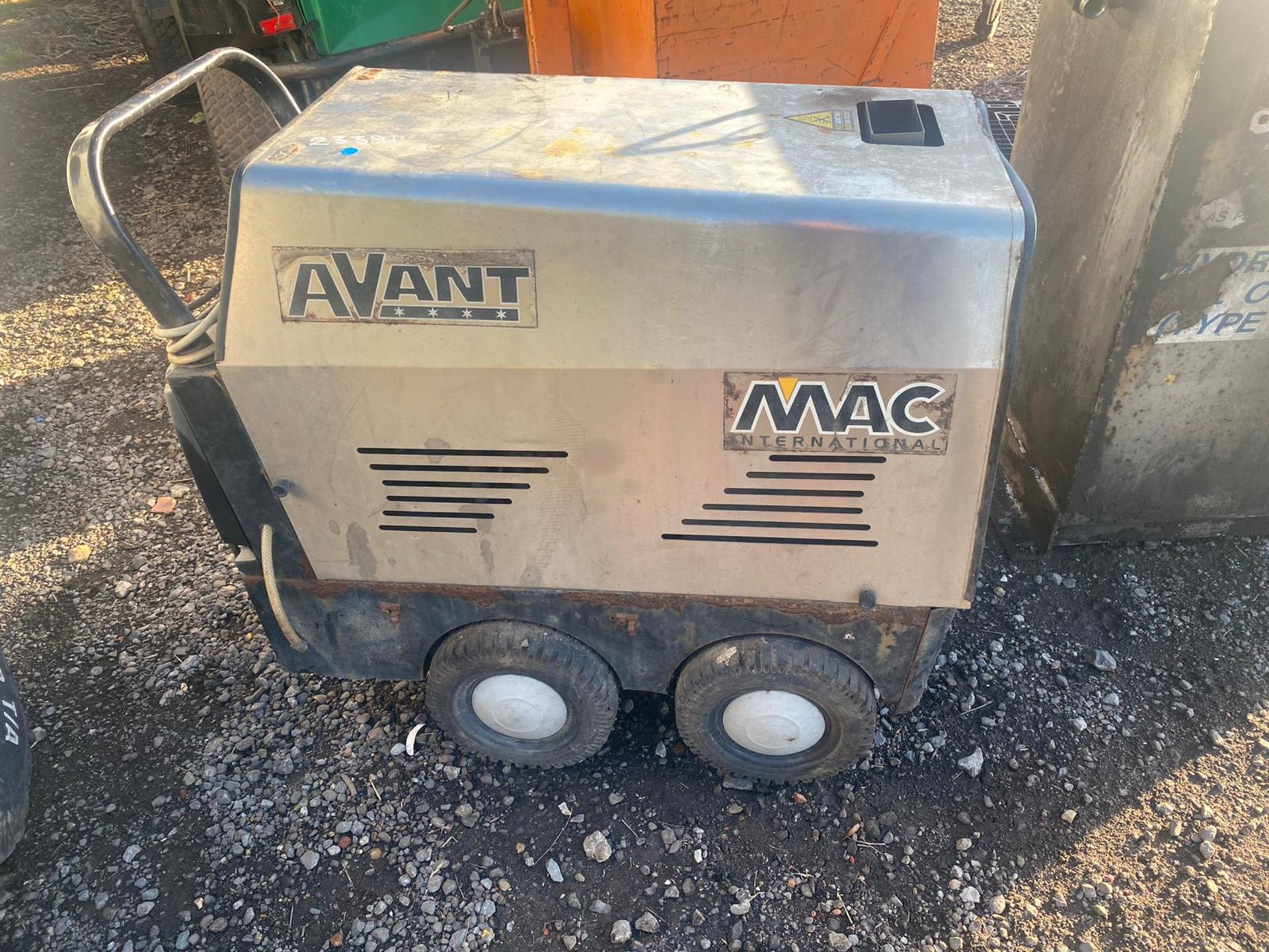 MAC AVANT DIESEL PRESSURE WASHER.LOCATION NORTH YORKSHIRE.