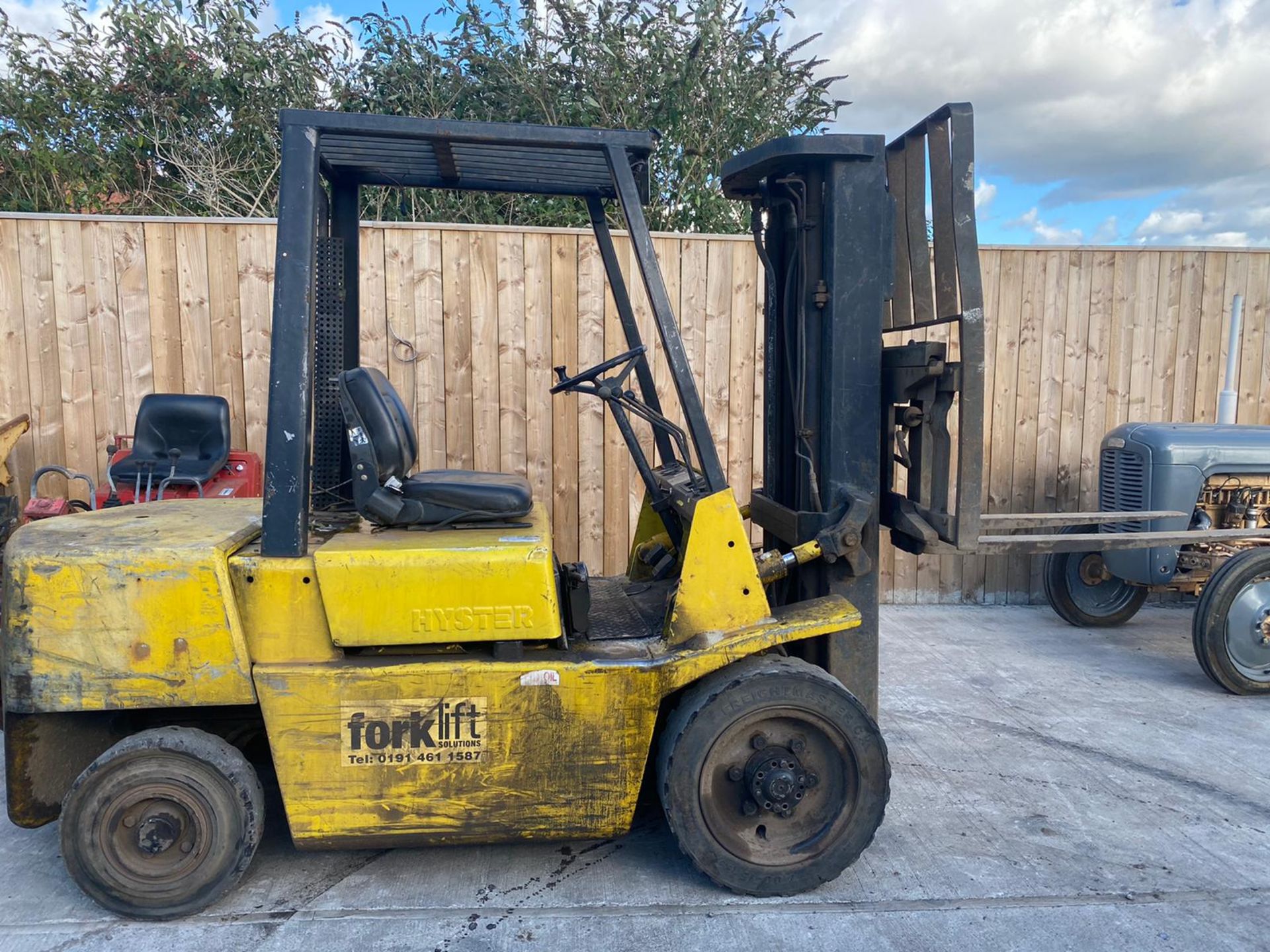 UNRESERVED HYSTER 3 Tonne Lift DIESEL FORKLIFT.LOCATION NORTH YORKSHIRE. - Image 5 of 10