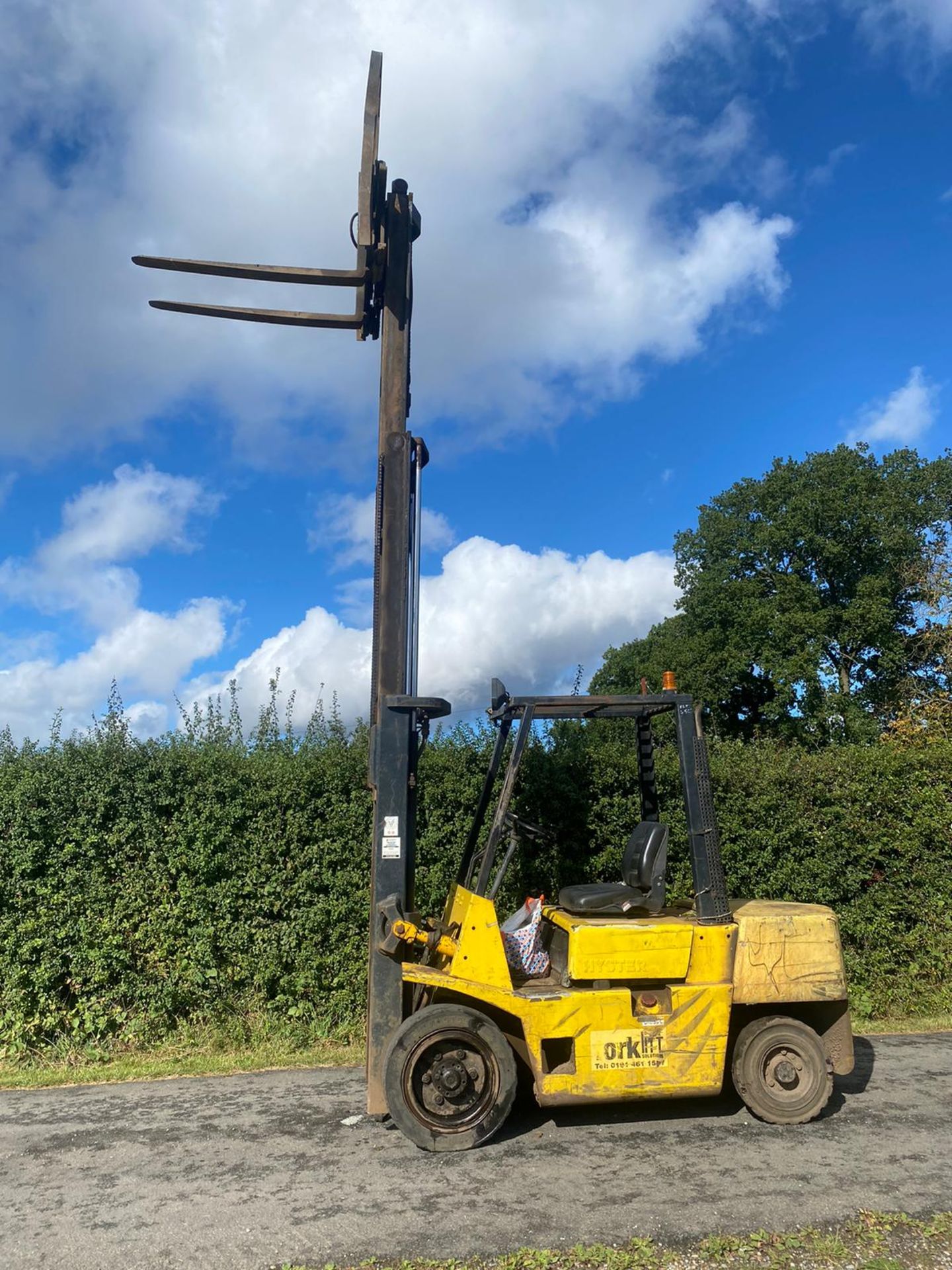 UNRESERVED HYSTER 3 Tonne Lift DIESEL FORKLIFT.LOCATION NORTH YORKSHIRE. - Image 9 of 10