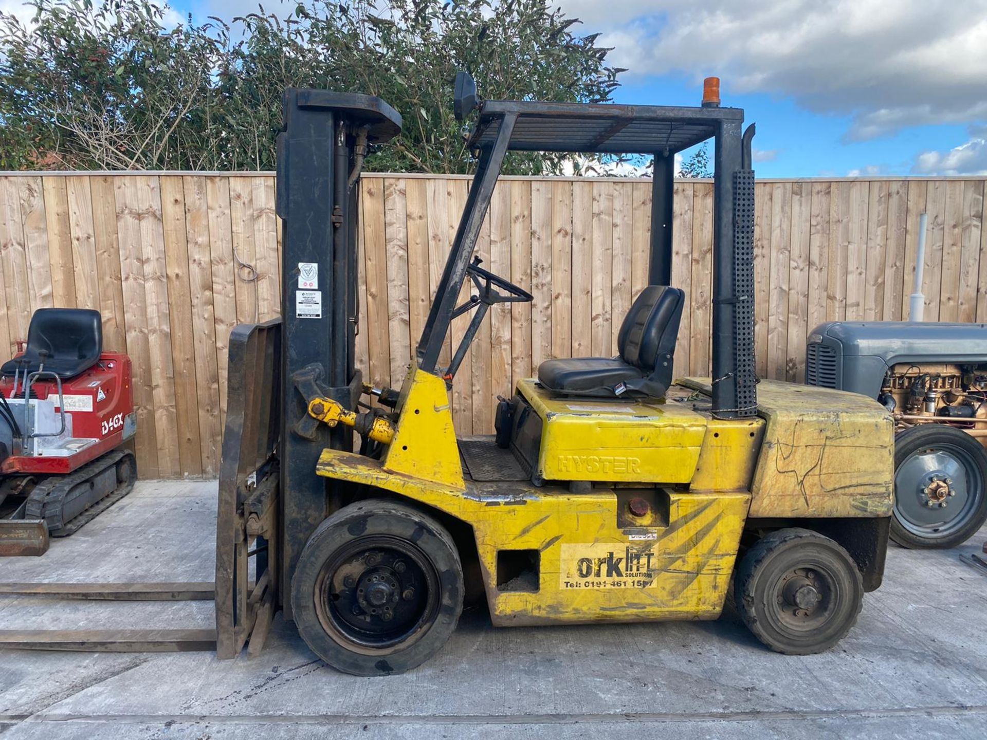 UNRESERVED HYSTER 3 Tonne Lift DIESEL FORKLIFT.LOCATION NORTH YORKSHIRE. - Image 6 of 10