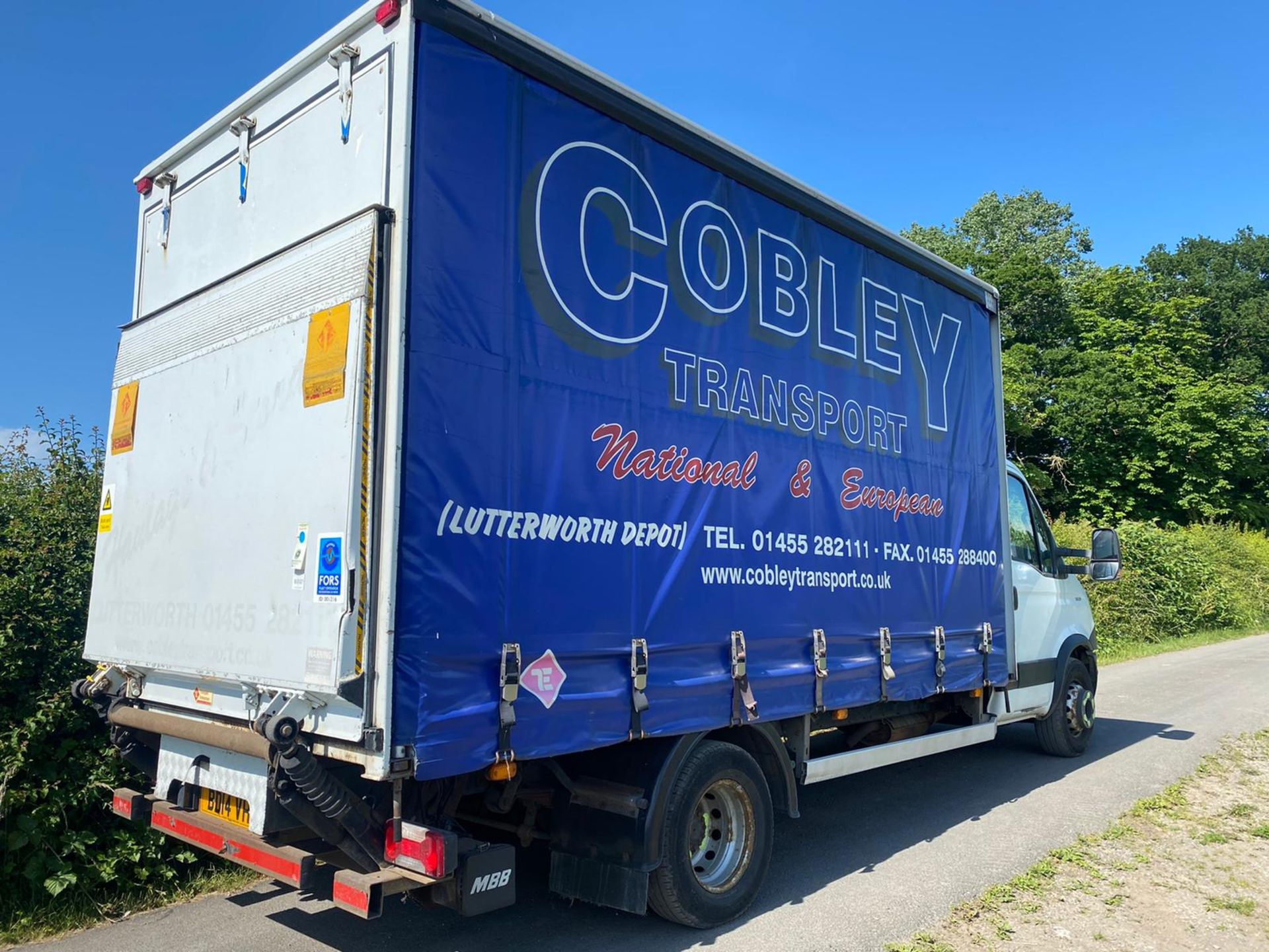 2014 IVECO 70C 17 CURTAINSIDER WITH TAIL LIFT.LOCATION NORTH YORKSHIRE. - Image 5 of 6