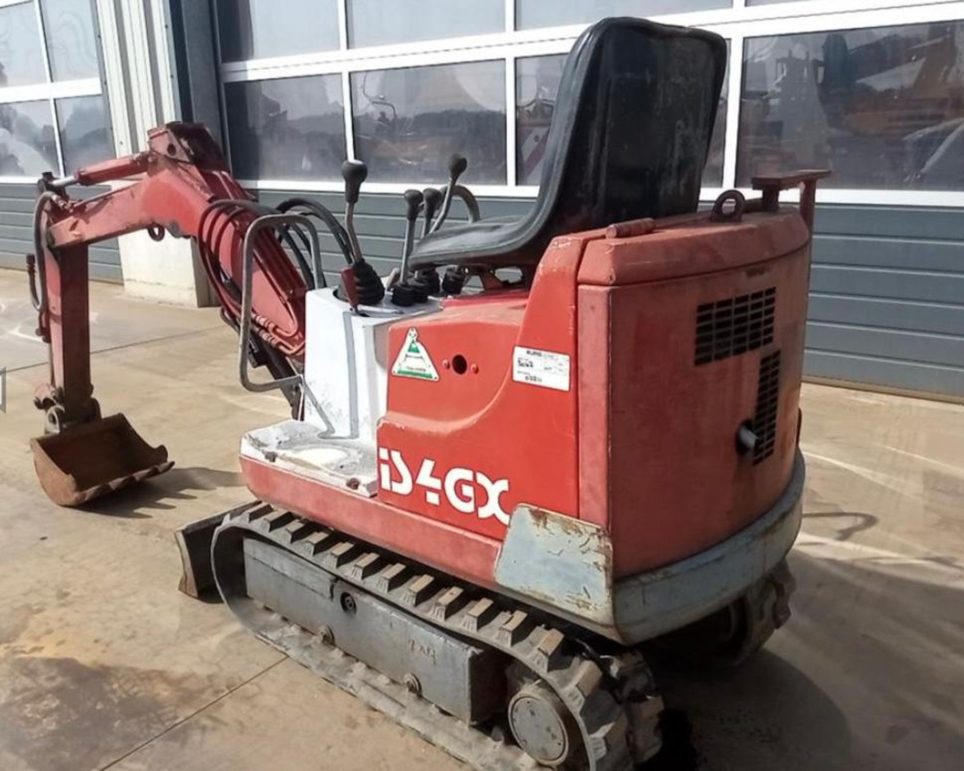 IHI 1S4GH MINI DIGGER.LOCATION NORTH YORKSHIRE. - Image 4 of 4