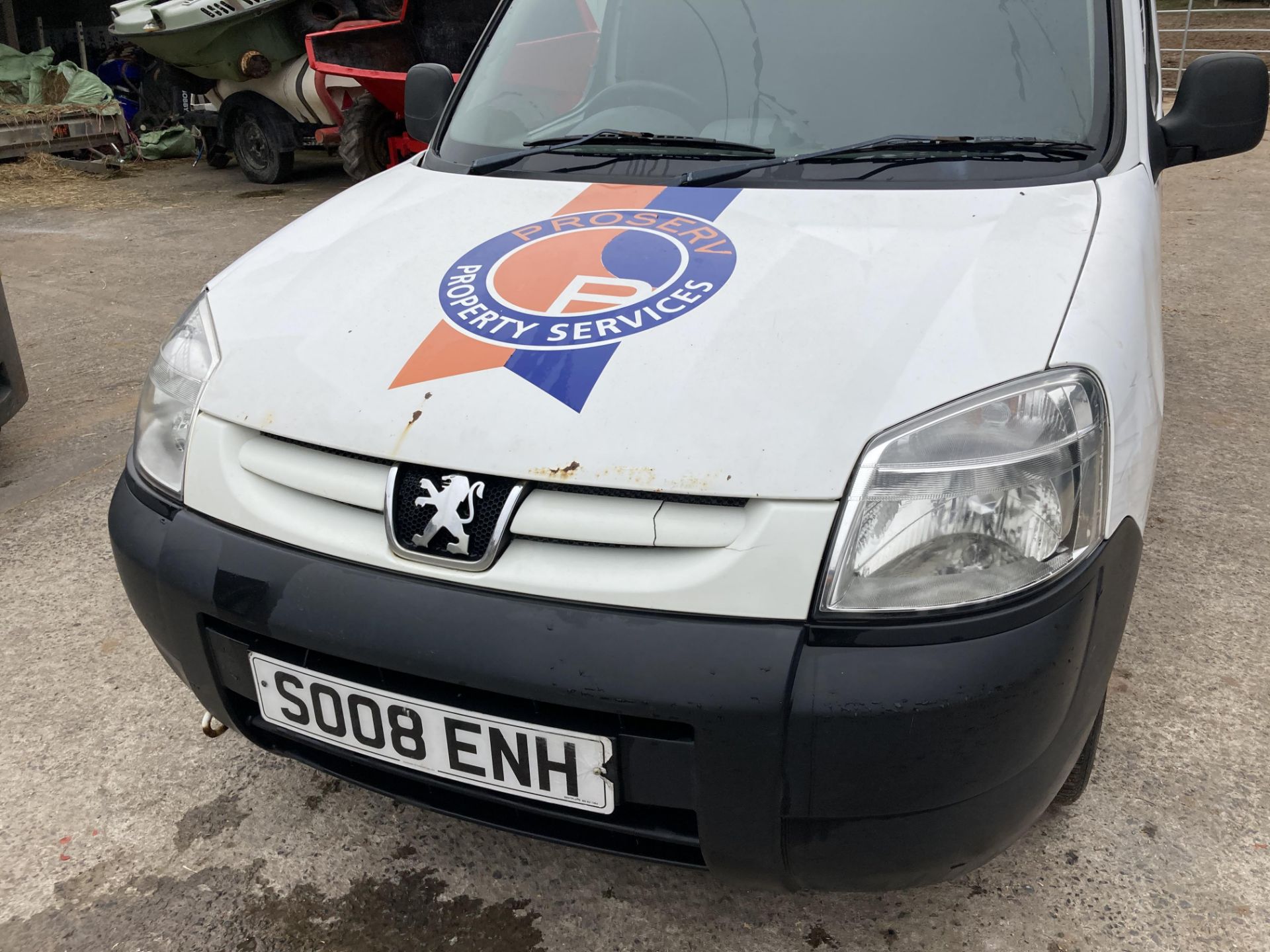 2008 PEUGEOT PARTNER DIESEL VAN.LOCATION NORTHERN IRELAND. - Image 3 of 3