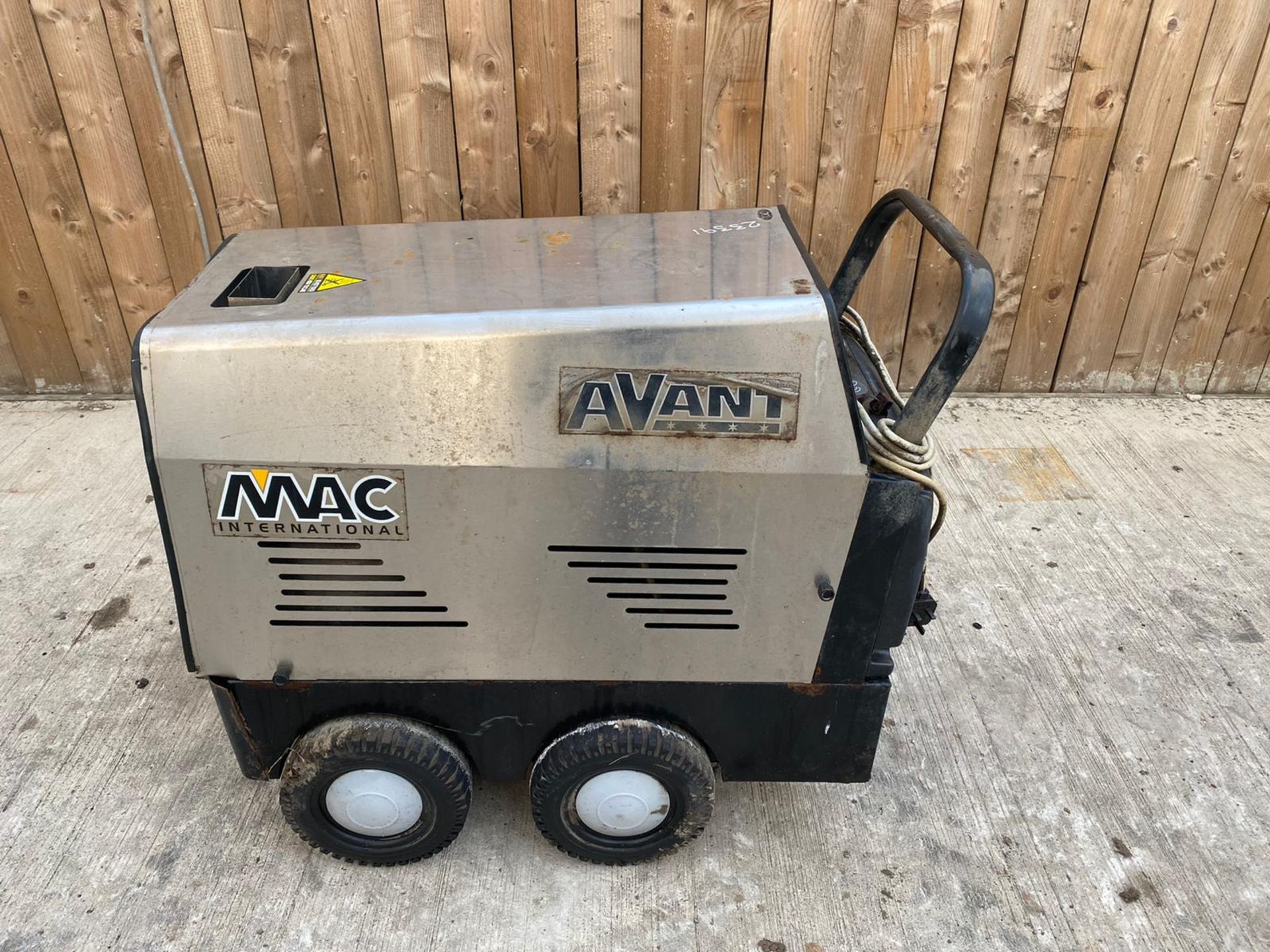 MAC AVANT DIESEL PRESSURE WASHER.LOCATION NORTH YORKSHIRE.