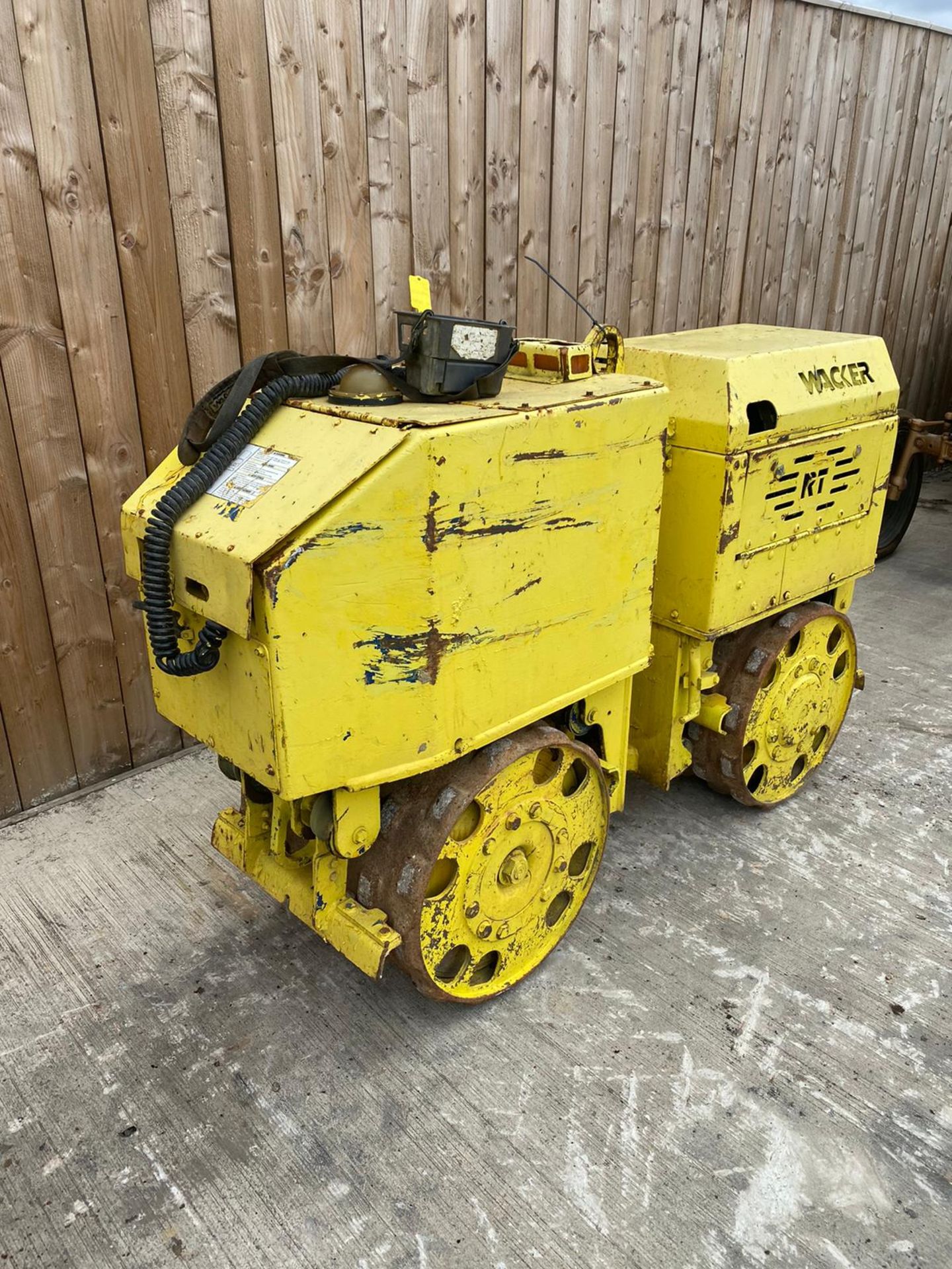 WACKER NEUESON DIESEL REMOTE CONTROL TRENCH RAMMER.LOCATION NORTH YORKSHIRE.