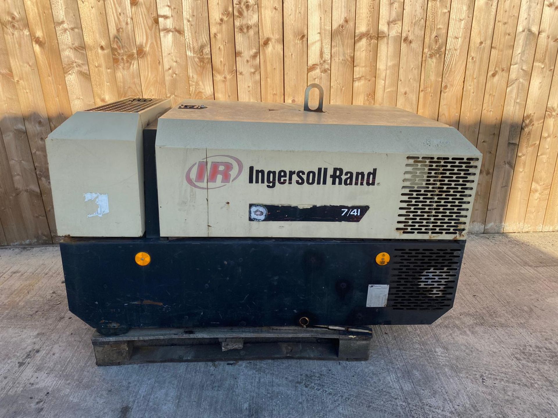 INGERSOOL RAND 7/41 COMPRESSOR.LOCATION NORTH YORKSHIRE.