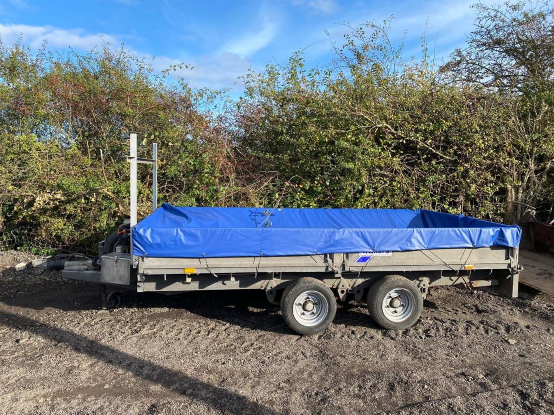 2009 IFOR WILLIAMS LM126 FLAT BED TRAILER .LOCATION NORTH YORKSHIRE. - Image 2 of 3