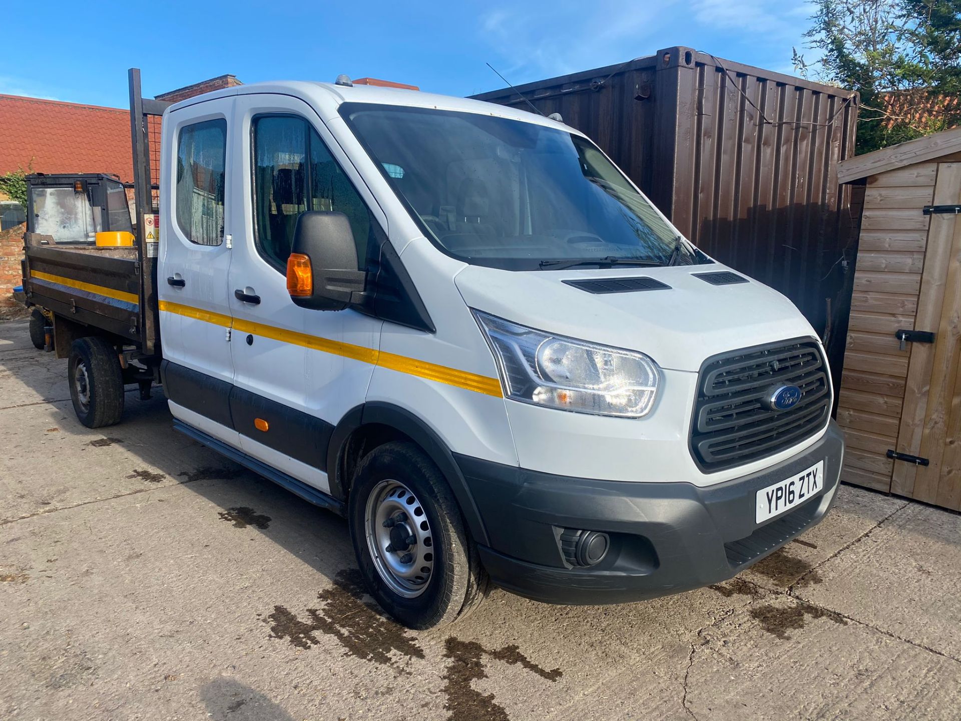 2016 FORD TRANSIT 350 TIPPER 47000 MILES. LOCATION NORTH YORKSHIRE. - Image 6 of 12