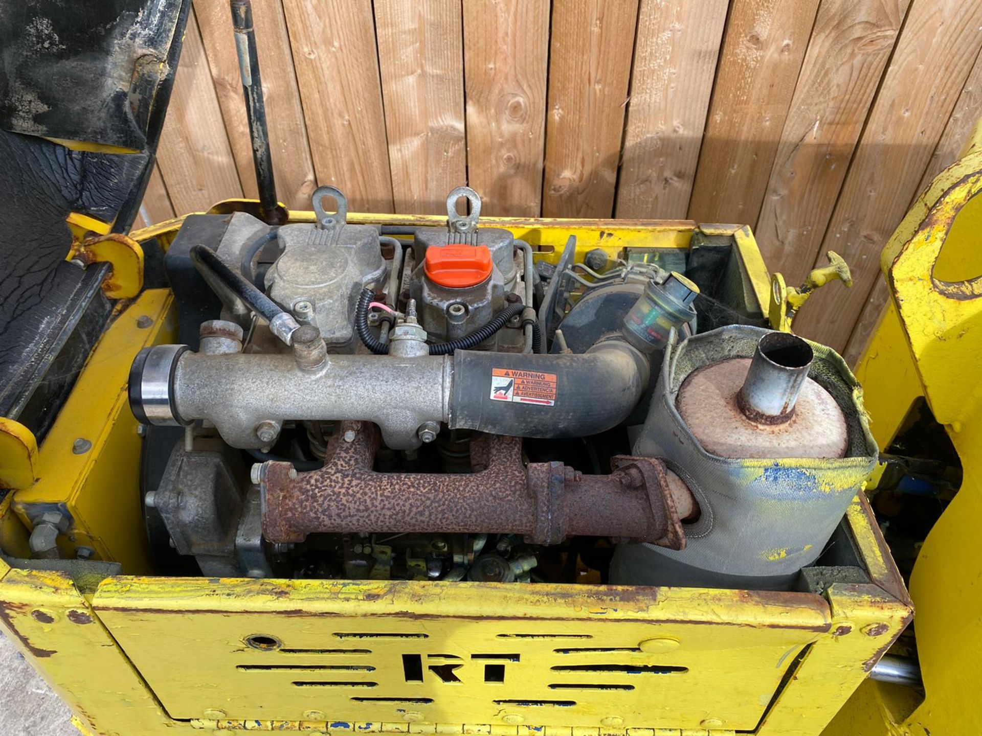 WACKER NEUESON DIESEL REMOTE CONTROL TRENCH RAMMER.LOCATION NORTH YORKSHIRE. - Image 4 of 6