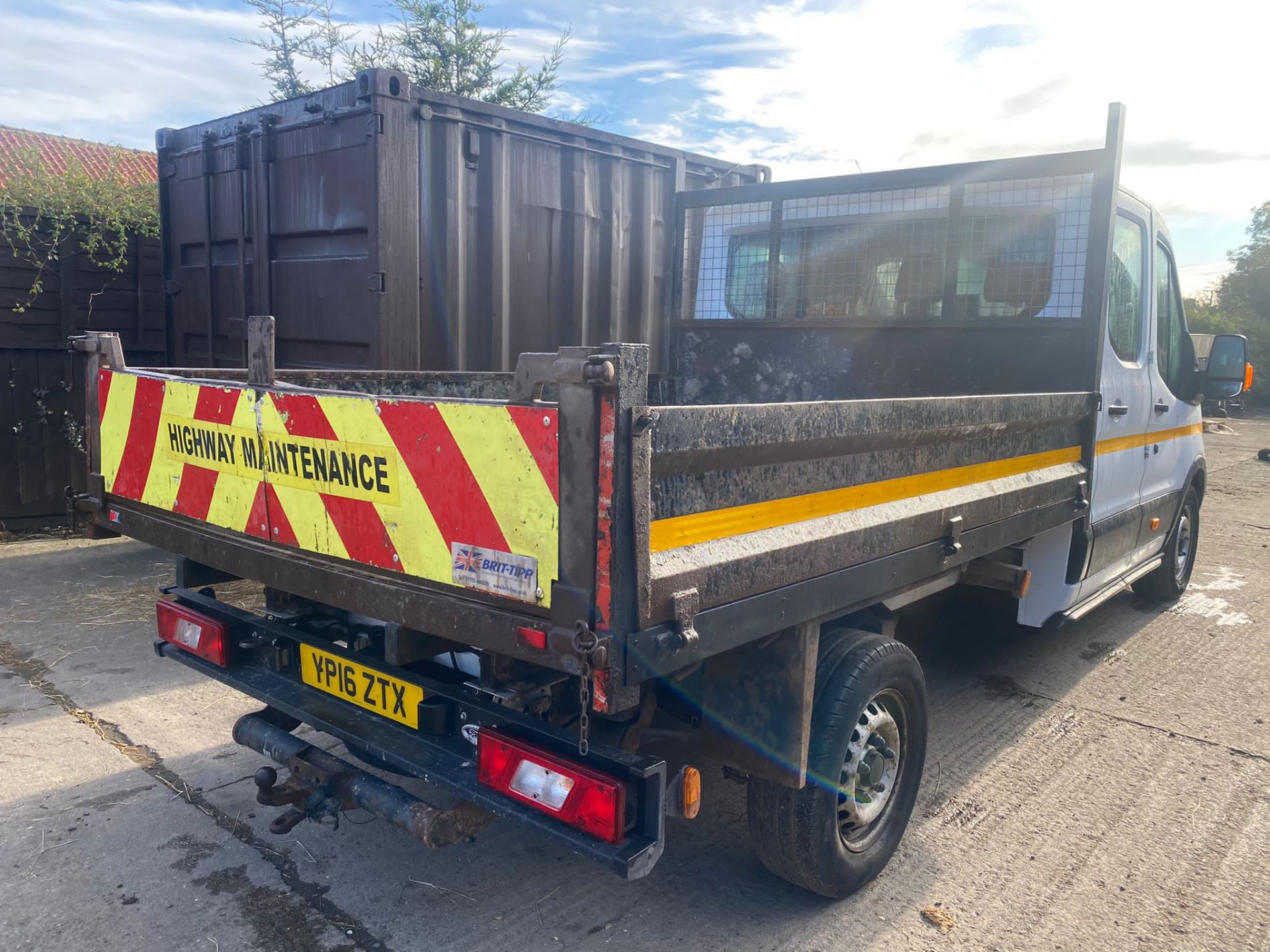 2016 FORD TRANSIT 350 TIPPER 47000 MILES. LOCATION NORTH YORKSHIRE. - Image 8 of 12