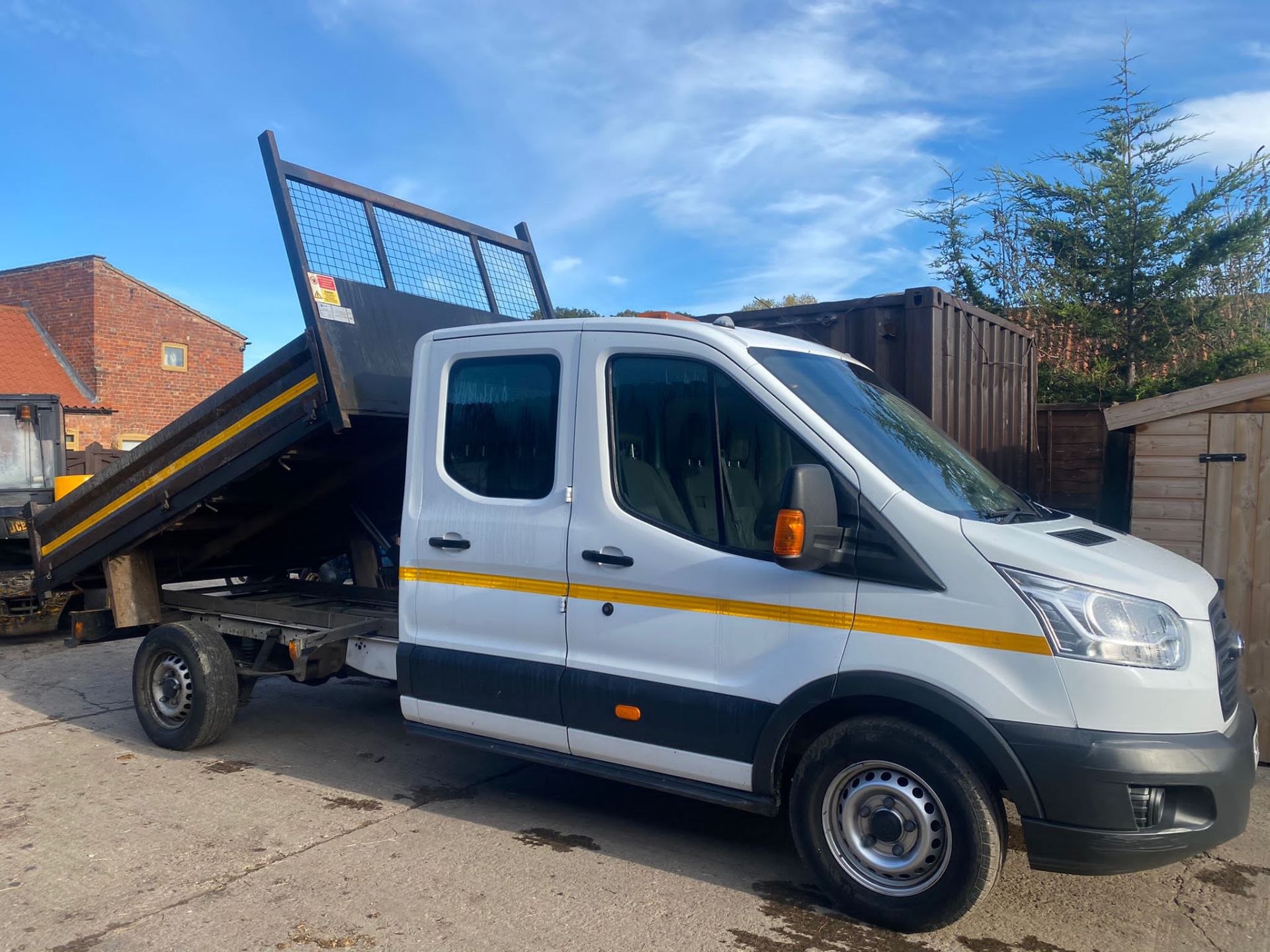 2016 FORD TRANSIT 350 TIPPER 47000 MILES. LOCATION NORTH YORKSHIRE. - Image 4 of 12