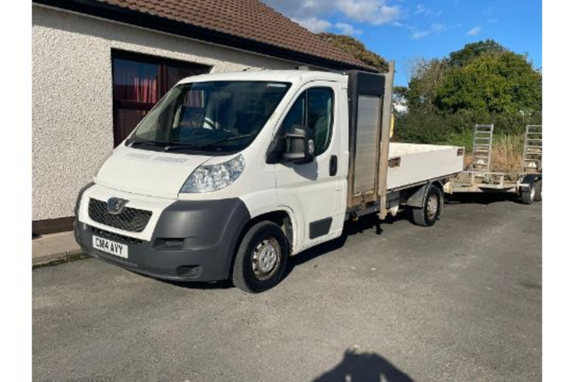 2014 Peugeot Boxer 335 L3 Hdi Flat bed 67k