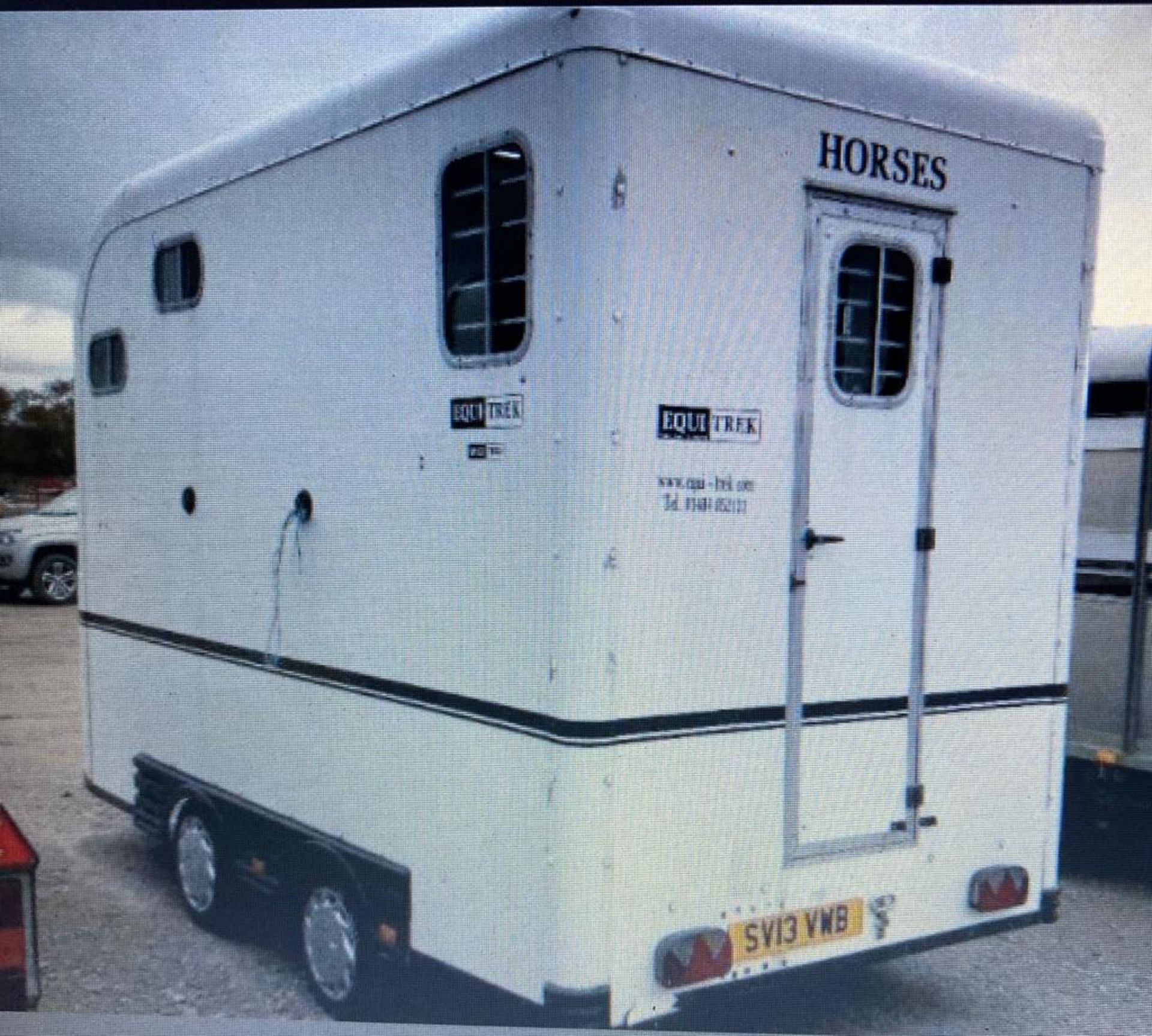 EQUI-TREK SPACE TREK DOUBLE HORSEBOX.LOCATION NORTHERN IRELAND. - Image 3 of 12