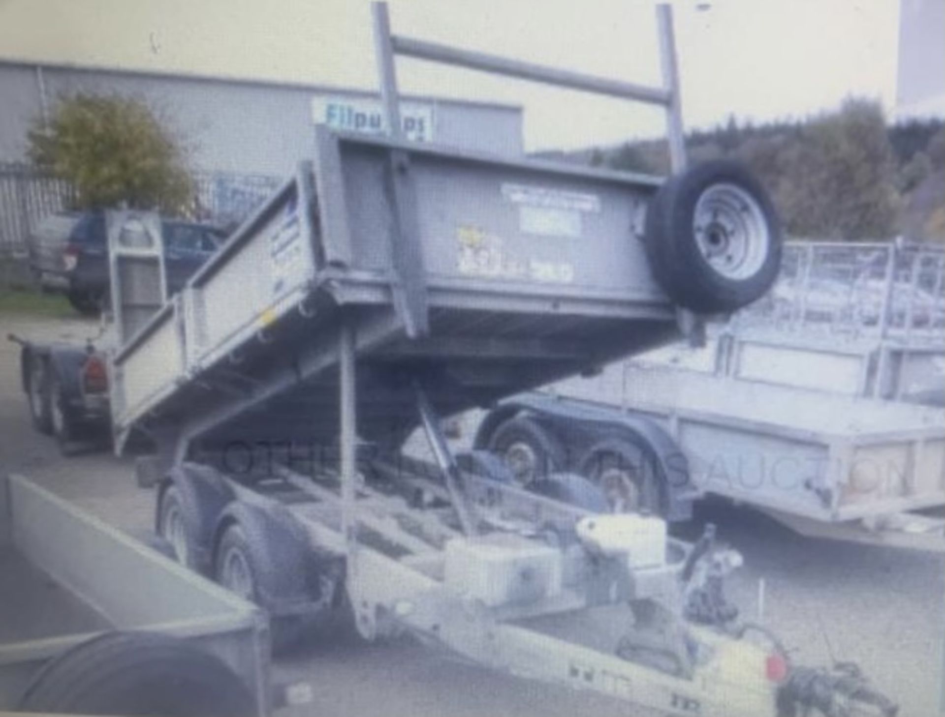 IFOR WILLIAMS TT3017 TIPPING TRAILER LOCATION NORTHERN IRELAND.