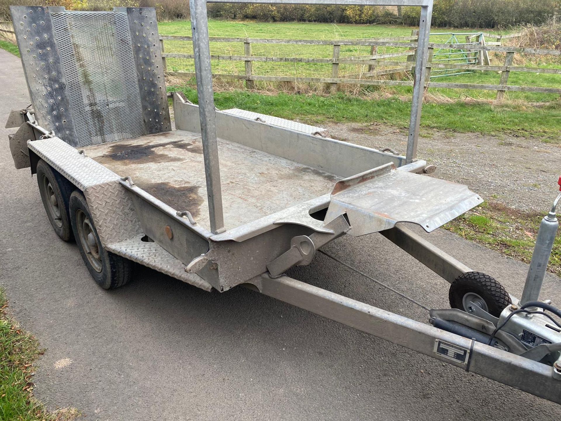 IFOR WILLIAMS PLANT TRAILER.LOCATION NORTH YORKSHIRE.