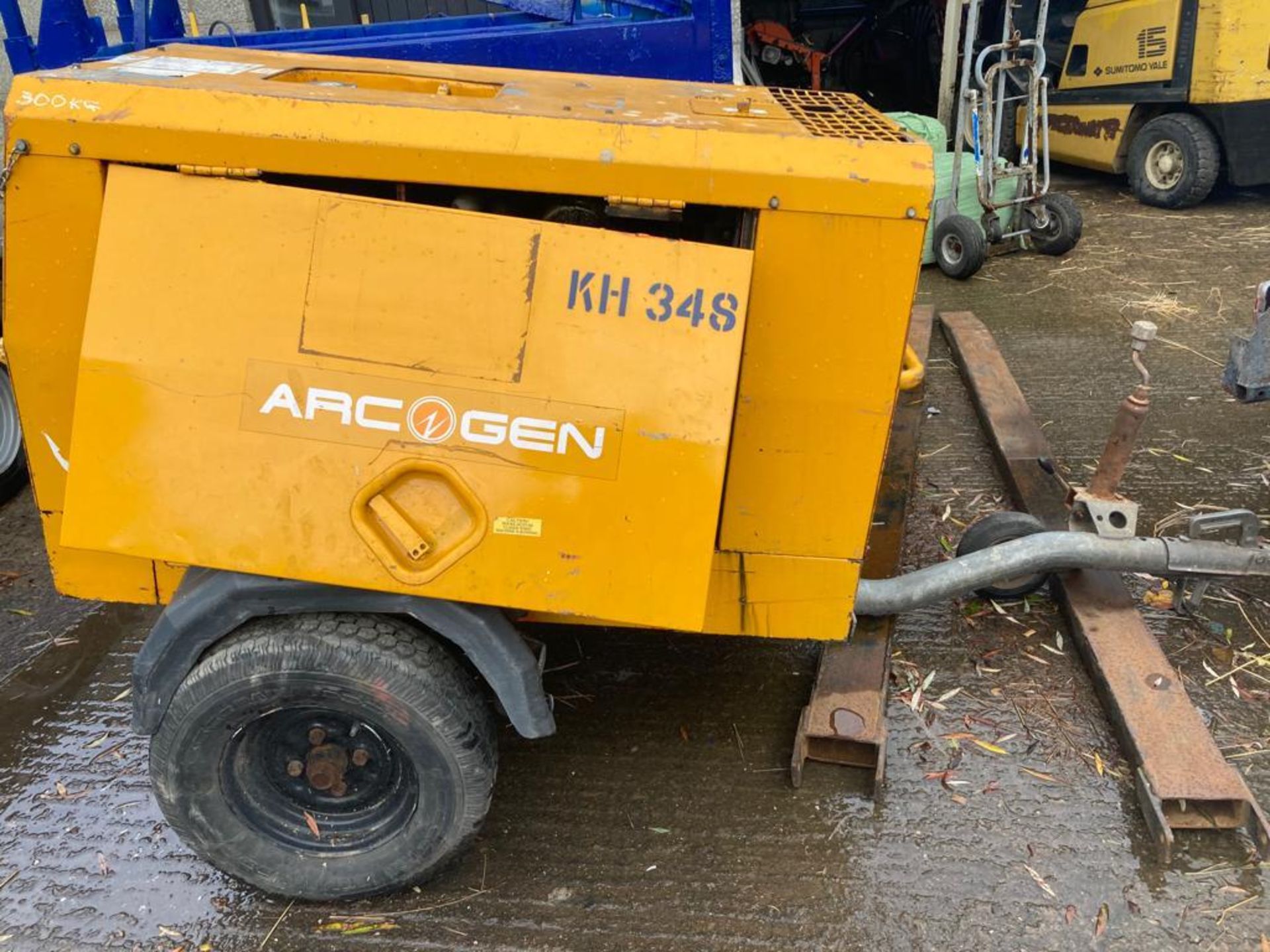 ARC GEN TOW BEHIND WELDER GENERATOR.LOCATION NORTHERN IRELAND - Image 2 of 5