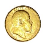 Edward VII gold Sovereign, 1907, Perth mint