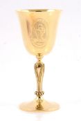 18ct gold goblet