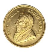 South Africa, gold Krugerrand coin, 1974