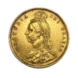 Victoria gold half Sovereign, 1887