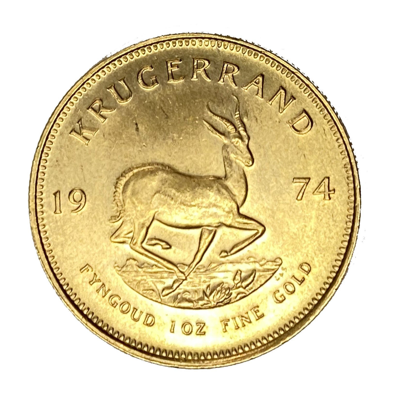 South Africa, gold Krugerrand coin, 1974 - Image 2 of 2