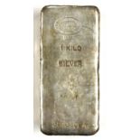 1kg silver bar