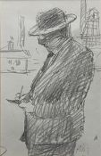 Harold Riley, Lowry drawing (standing)