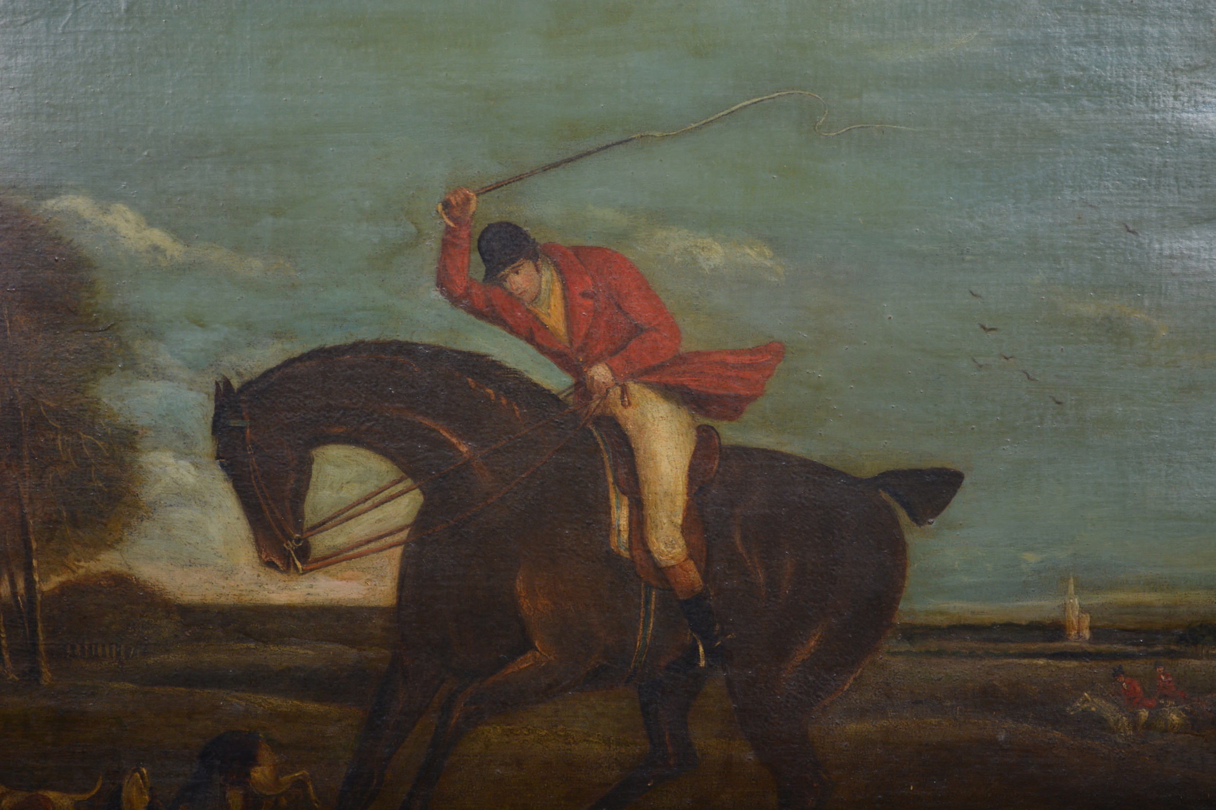 Follower of William Shayer, Sporting landscape - Image 4 of 6