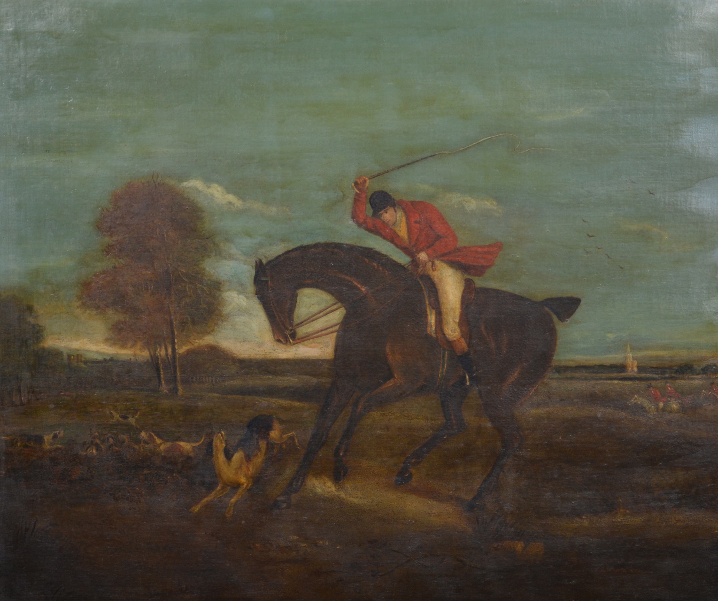 Follower of William Shayer, Sporting landscape