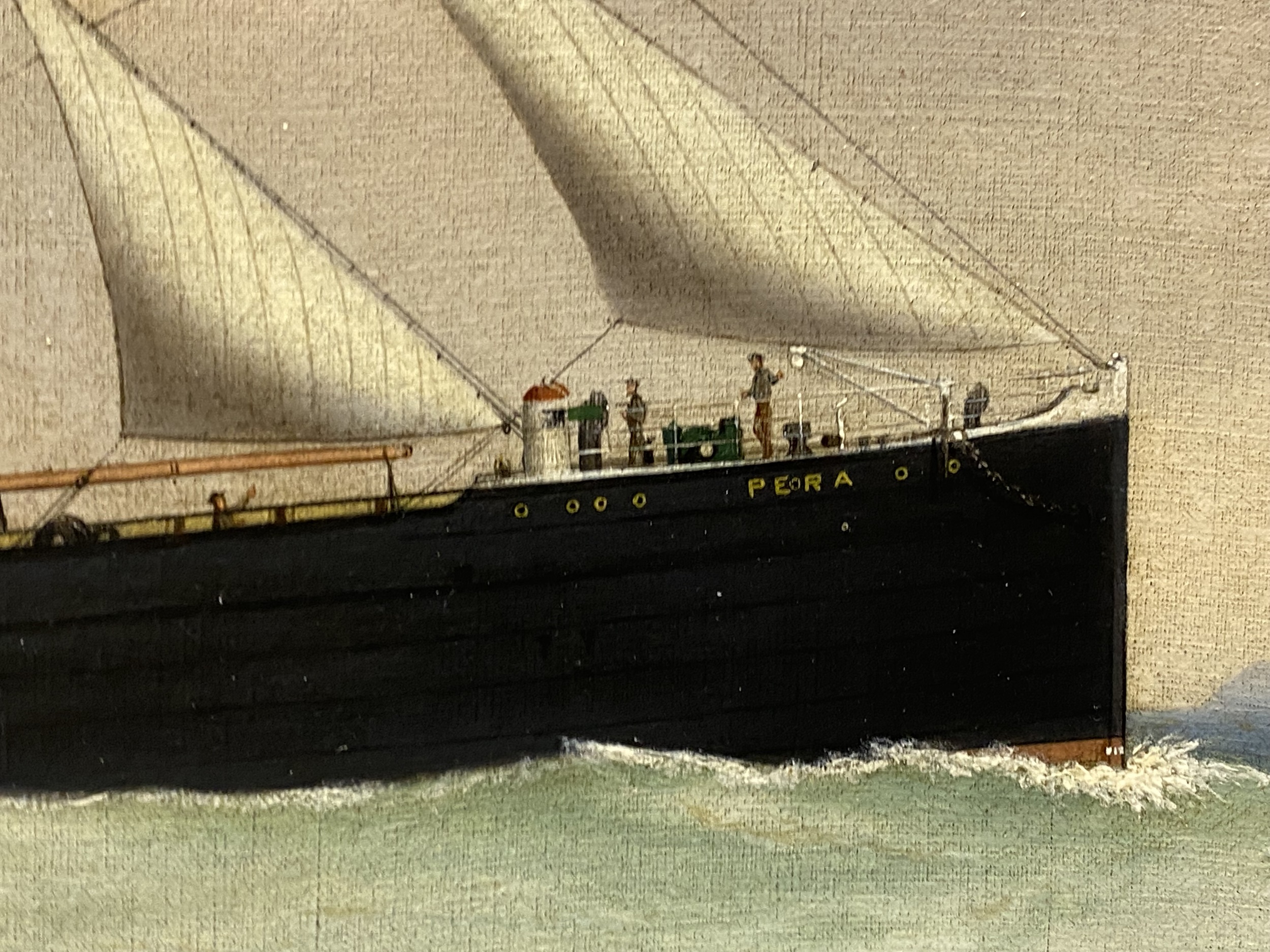 Luigi P. Renault, the ship "Pera" at Leghorn - Image 6 of 9