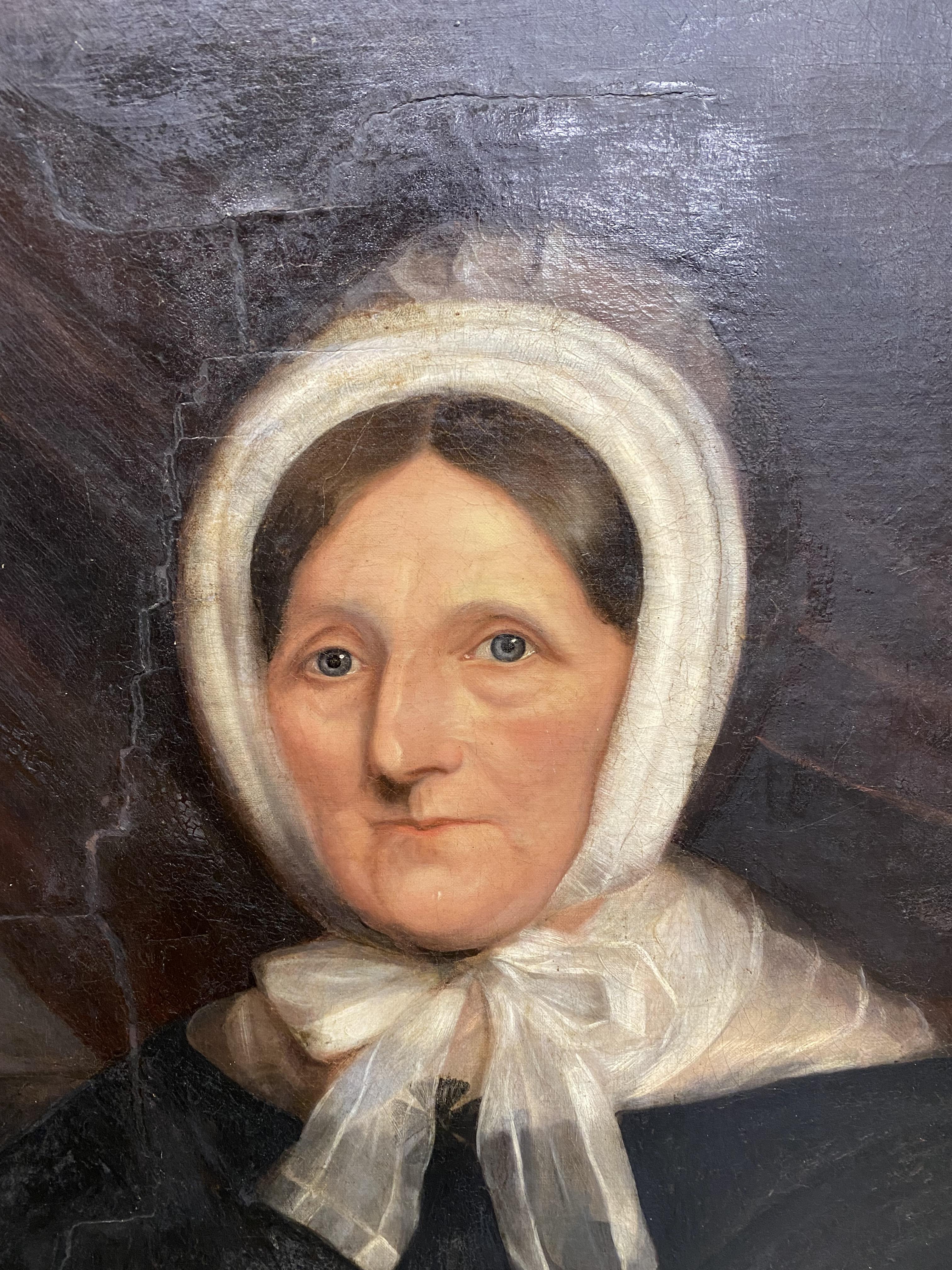 Victorian School, Head and shoulders portrait of a lady - Image 4 of 7