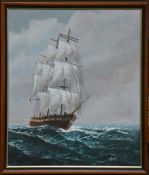 Garcia (Contemporary) - Galleon at Sea