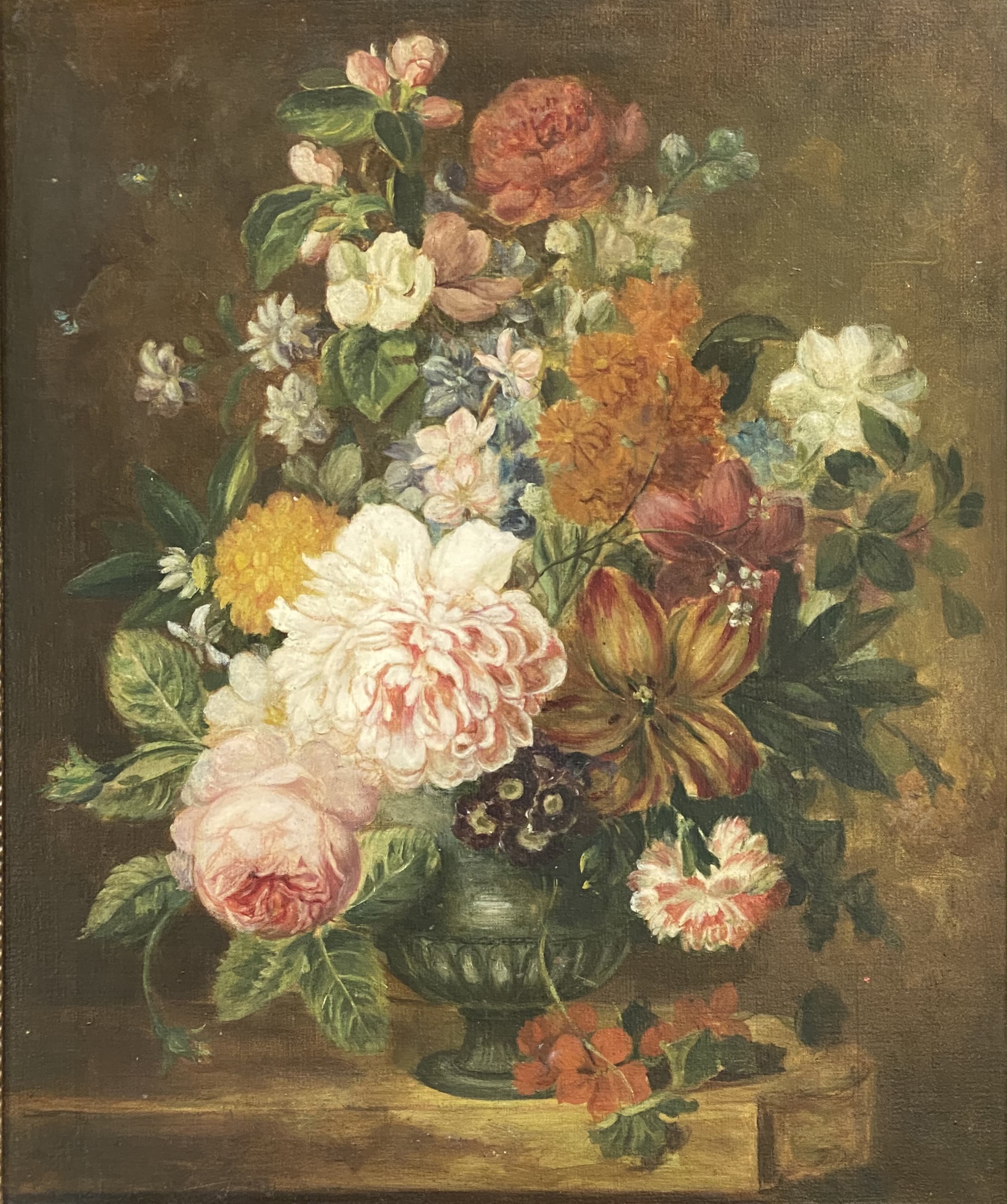 Jan, Still life of flowers in a vase