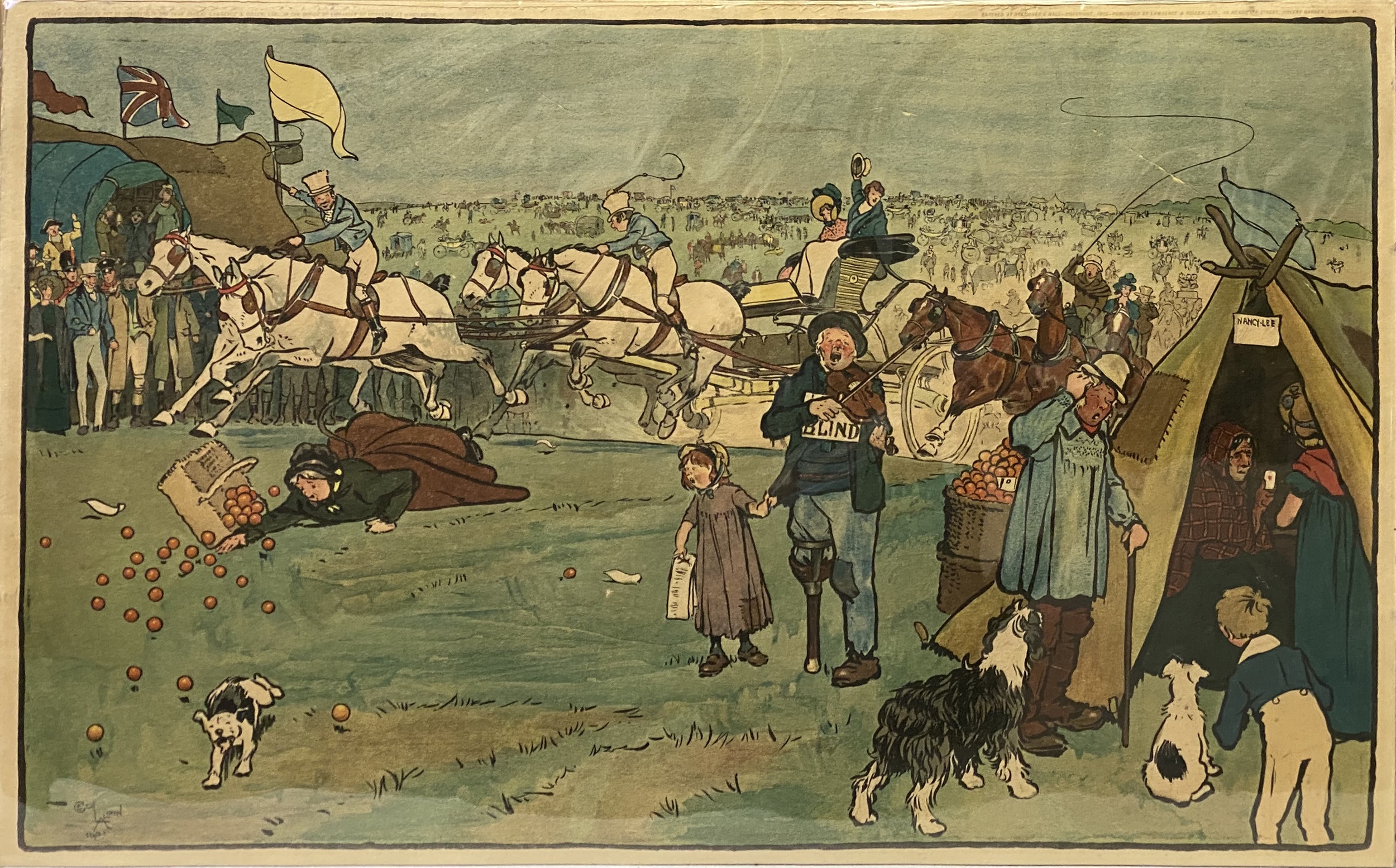 After Cecil Aldin, The Bluemarket Races - Image 5 of 6