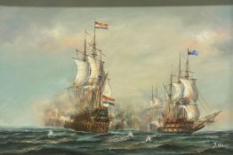 J Harvey, Naval battle