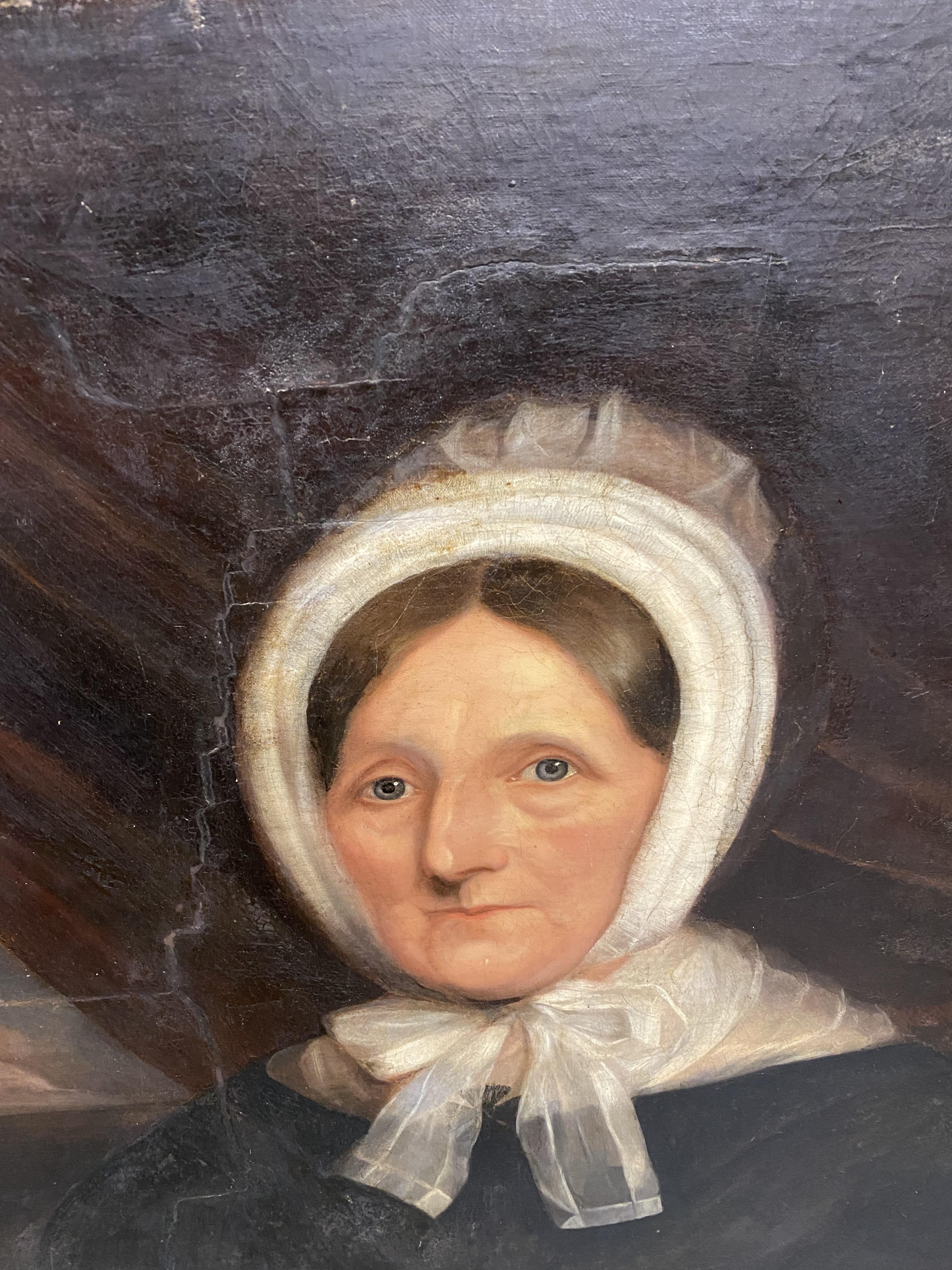 Victorian School, Head and shoulders portrait of a lady - Image 6 of 7